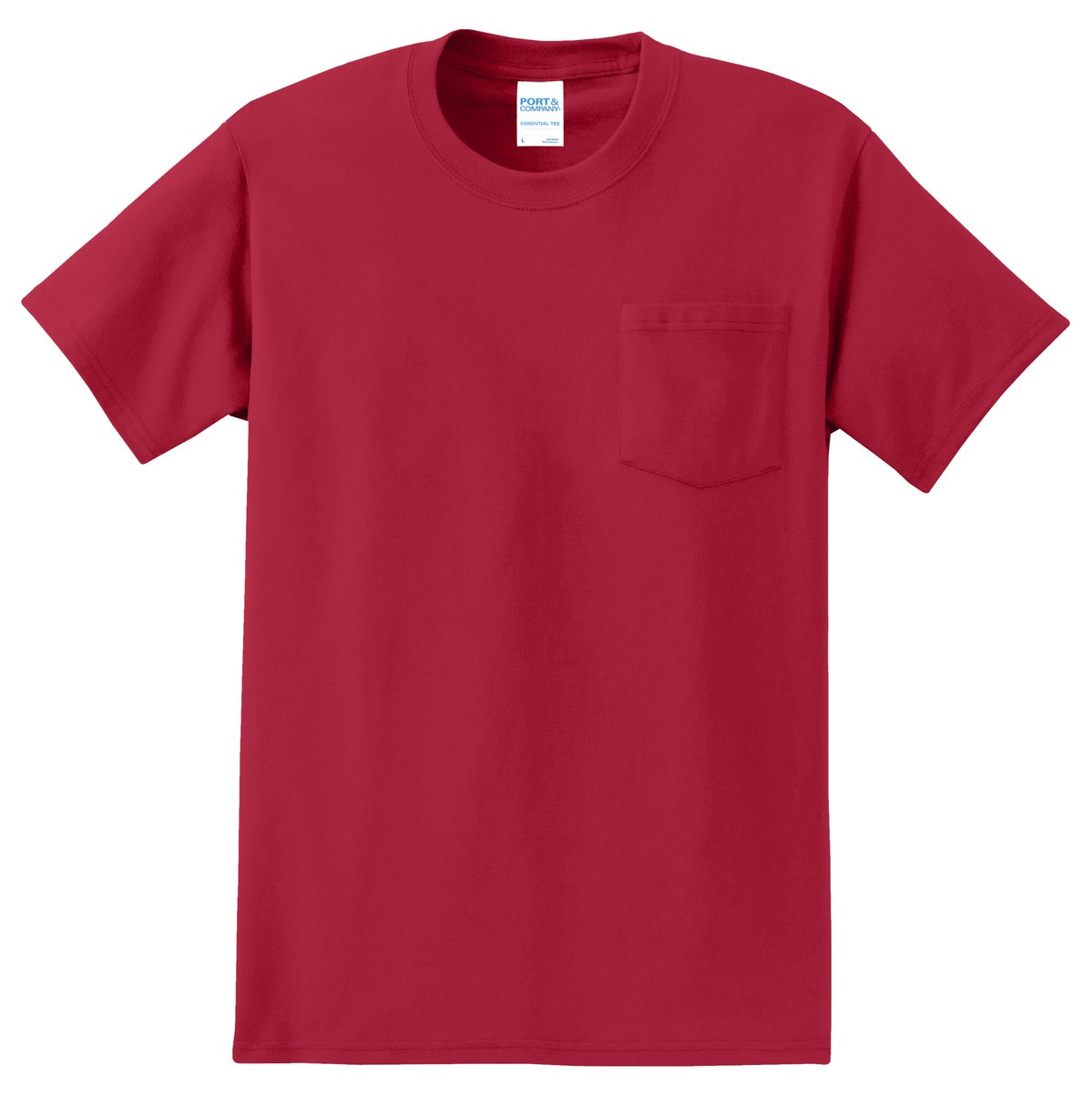 Port & Company Men's Tall Essential Pocket Tee Mens Apparel Shirts & Tops