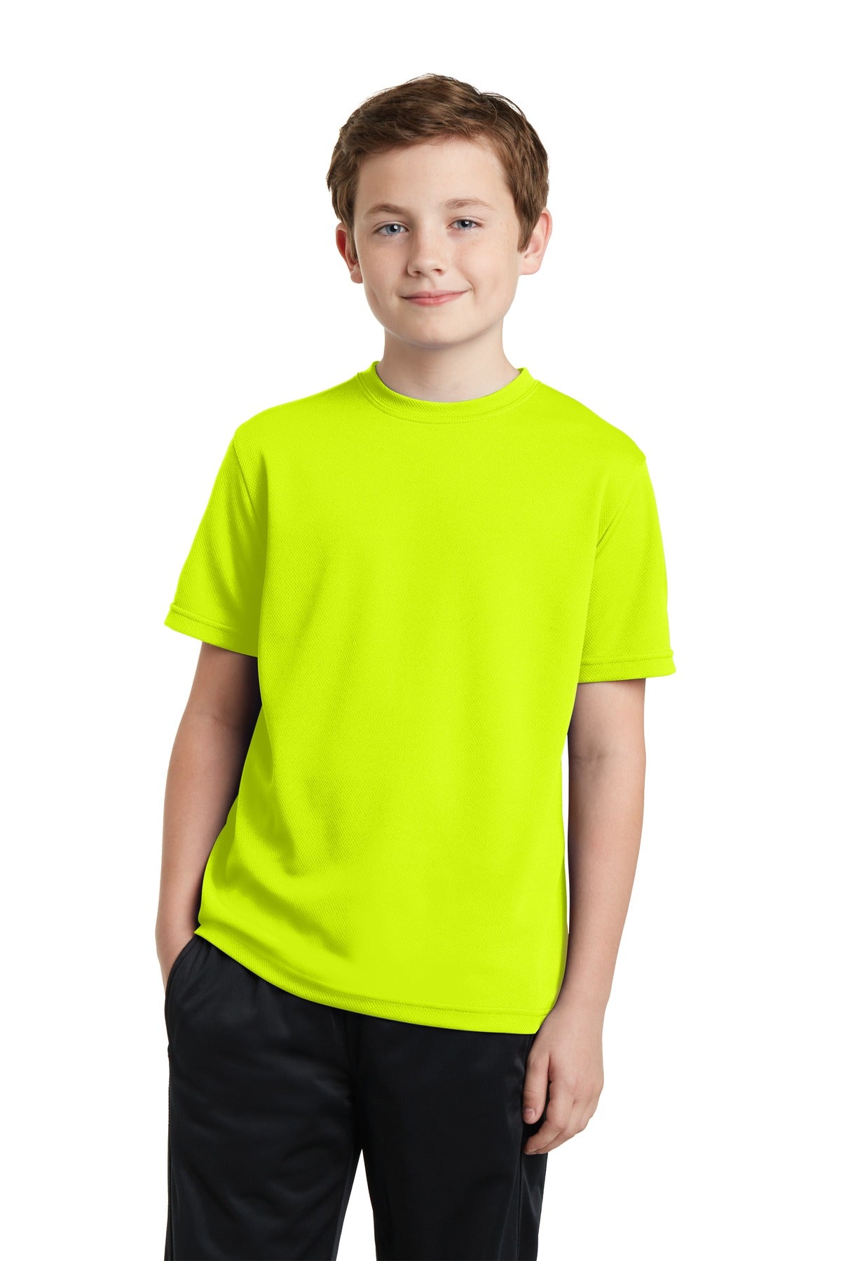 Sport-Tek Youth PosiCharge RacerMesh Tee. YST340 Youth Apparel Shirts & Tops
