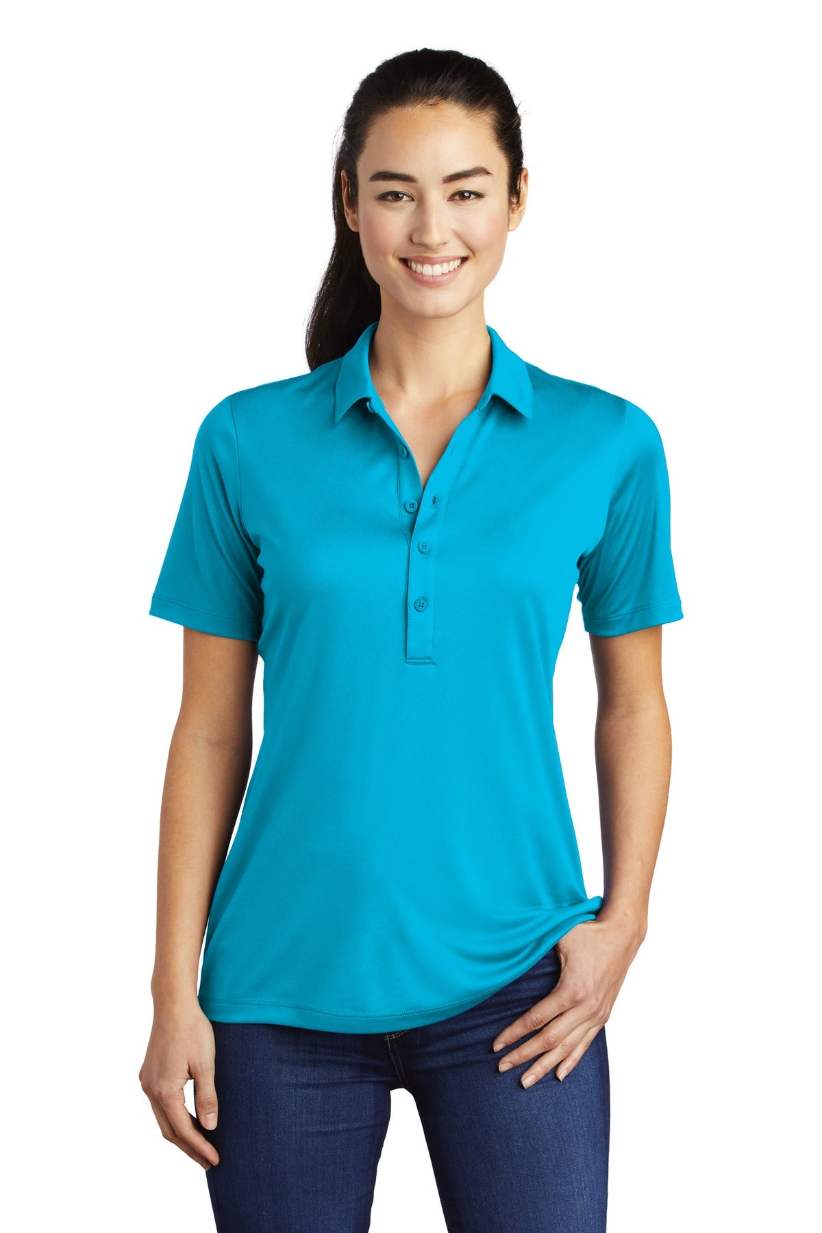 Sport-Tek Women's Posi-UV Pro Polo LST520 Womens Apparel Shirts & Tops