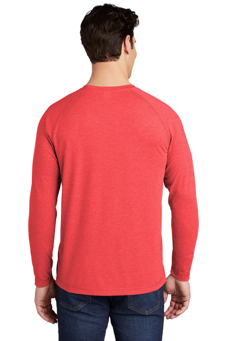 Sport-Tek Men's PosiCharge Long Sleeve Tri-Blend Wicking Raglan Tee Mens Apparel Shirts & Tops