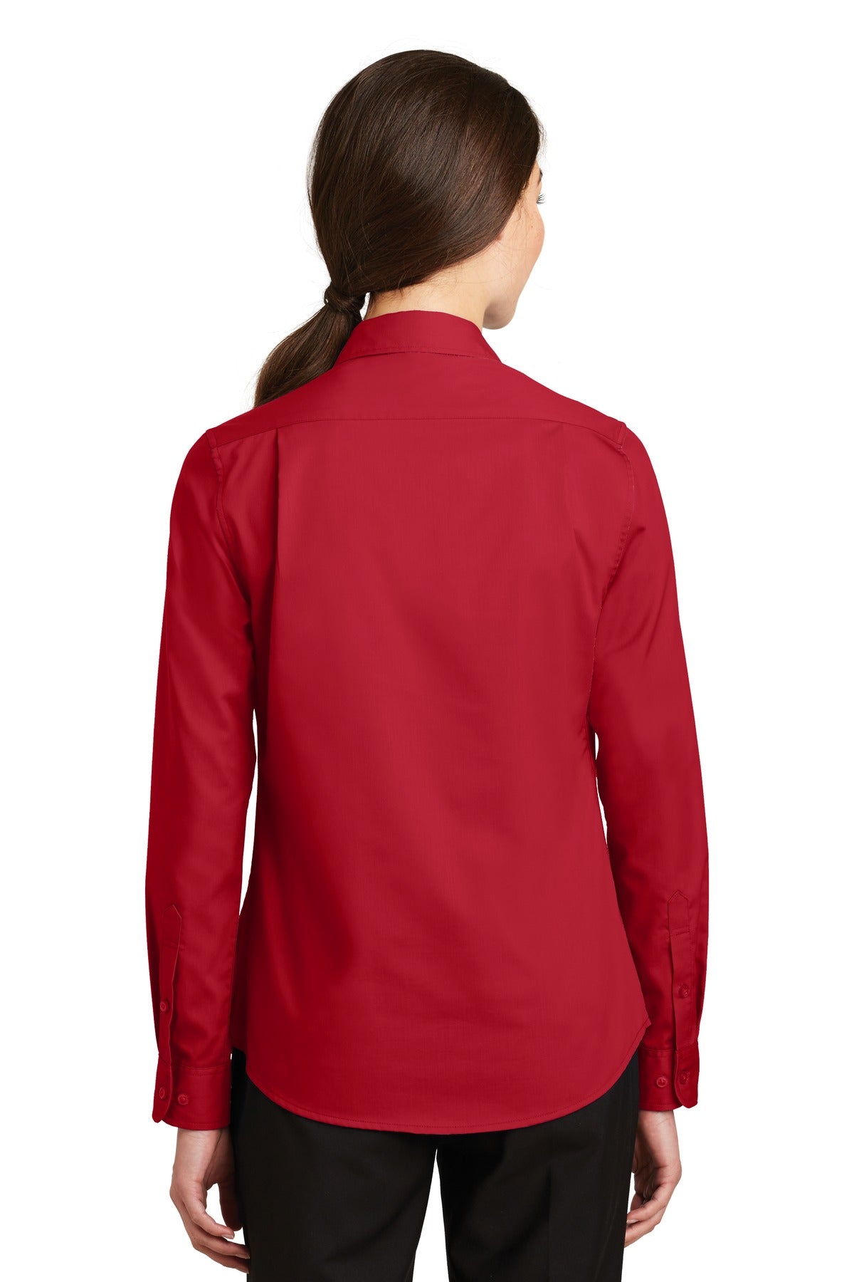 Port Authority Ladies SuperPro Twill Shirt. L663 Womens Apparel Shirts & Tops