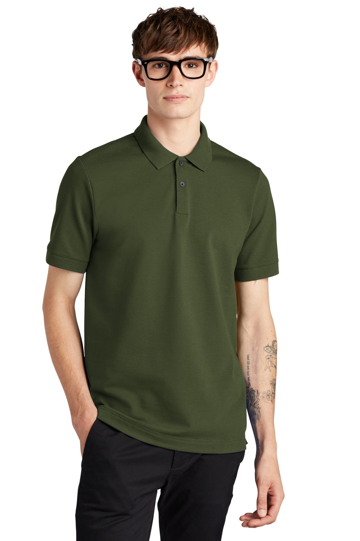 MERCER+METTLE Men's Stretch Heavyweight Pique Polo MM1000 Mens Apparel Shirts & Tops