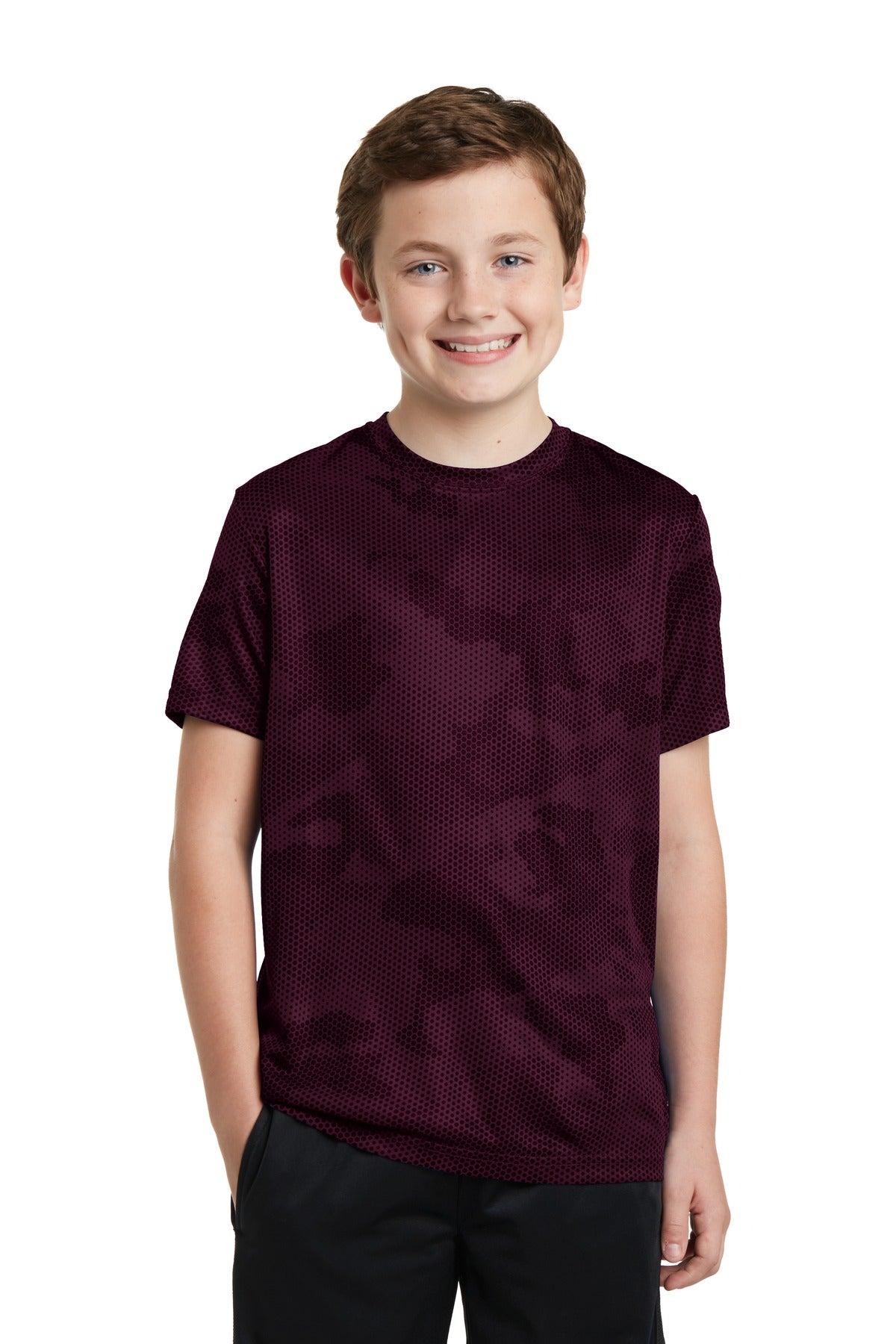Sport-Tek Youth CamoHex Tee YST370