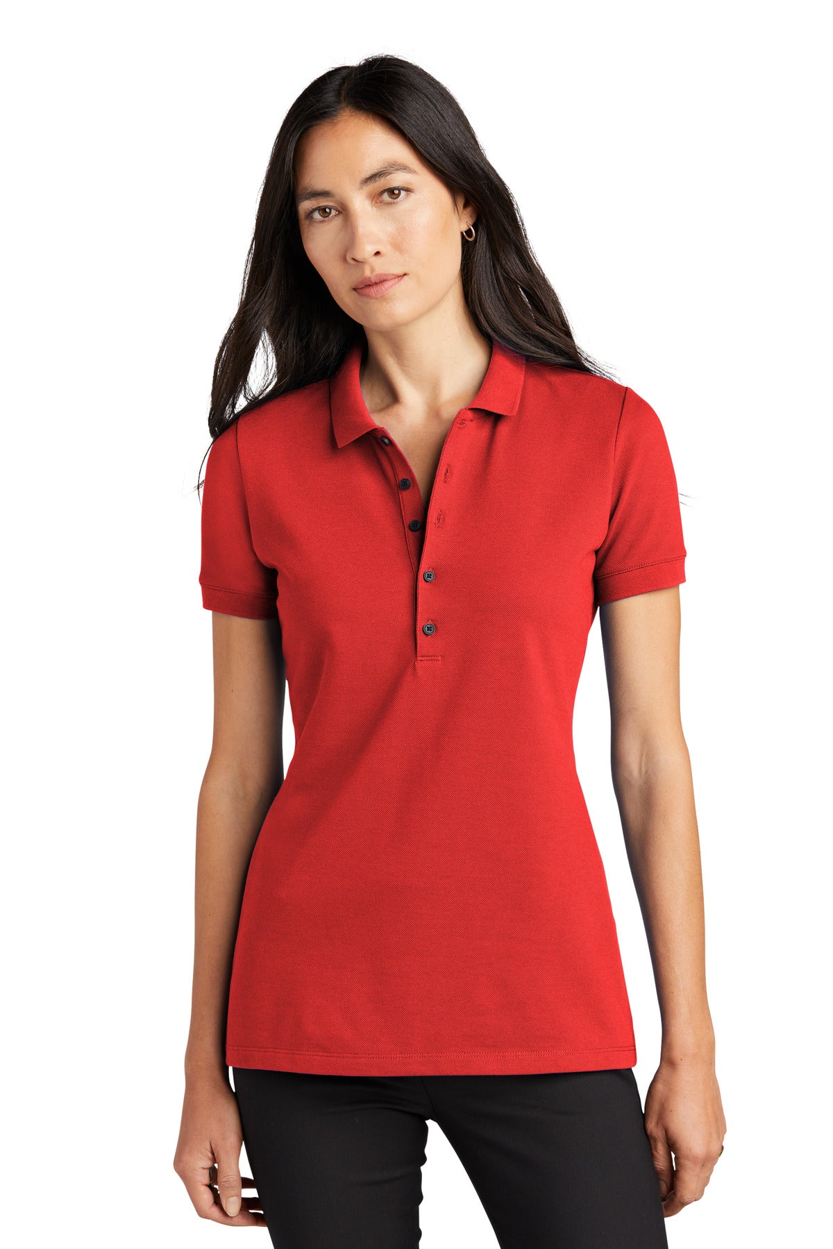 MERCER+METTLE Women's Stretch Heavyweight Pique Polo MM1001 Womens Apparel Shirts & Tops