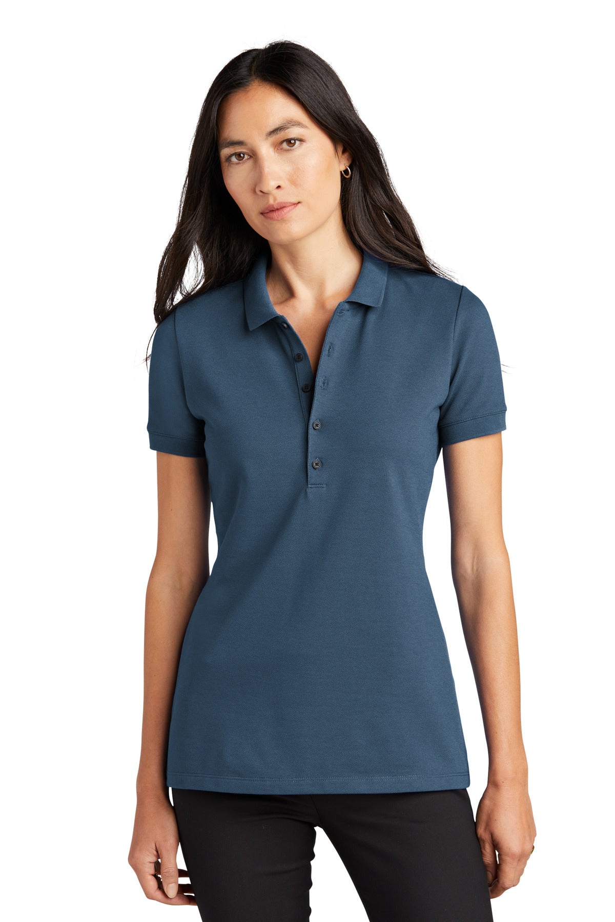 MERCER+METTLE Women's Stretch Heavyweight Pique Polo MM1001 Womens Apparel Shirts & Tops
