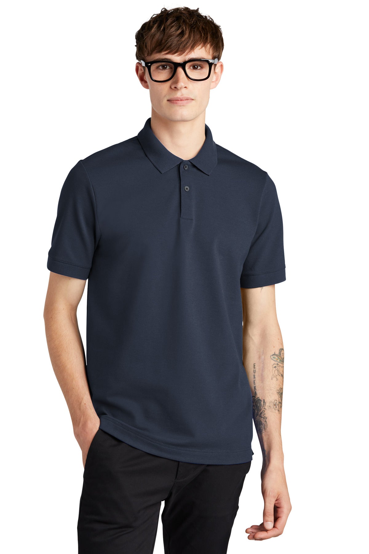 MERCER+METTLE Men's Stretch Heavyweight Pique Polo MM1000 Mens Apparel Shirts & Tops