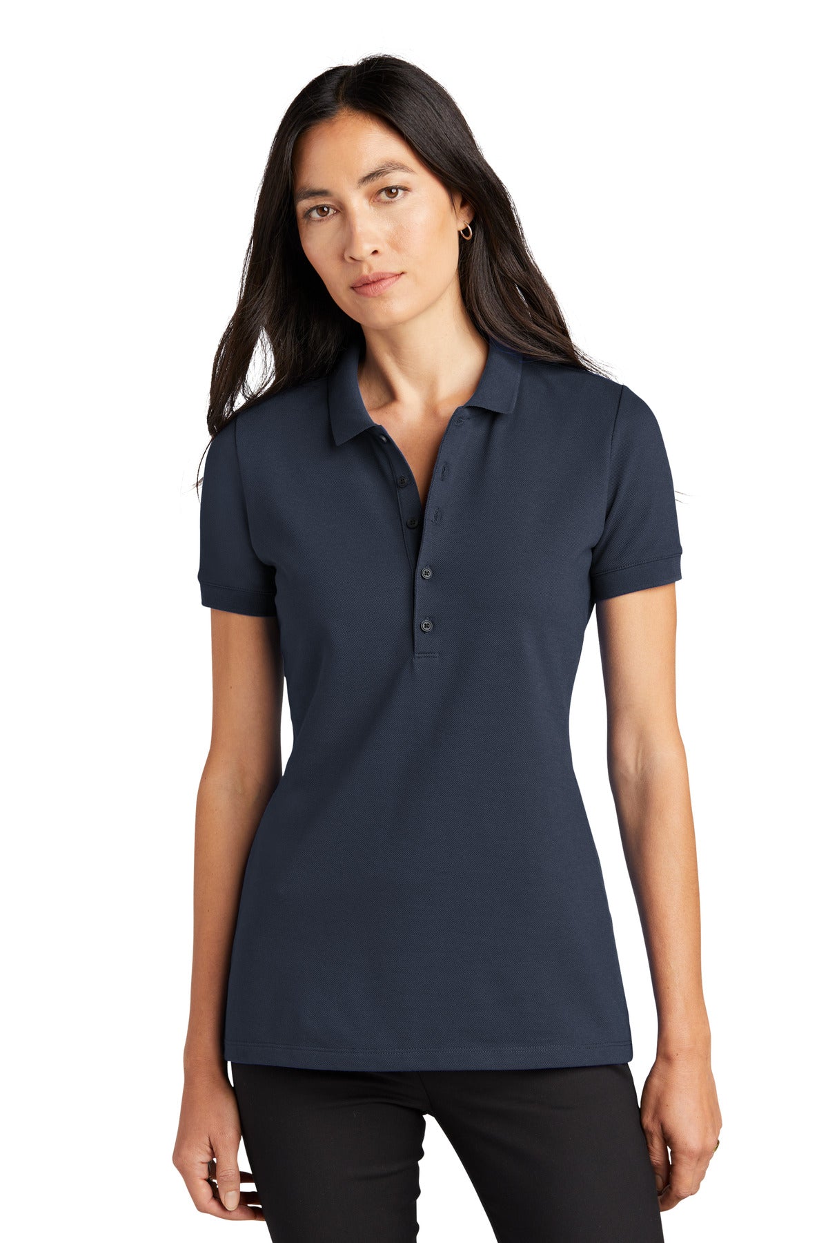 MERCER+METTLE Women's Stretch Heavyweight Pique Polo MM1001 Womens Apparel Shirts & Tops