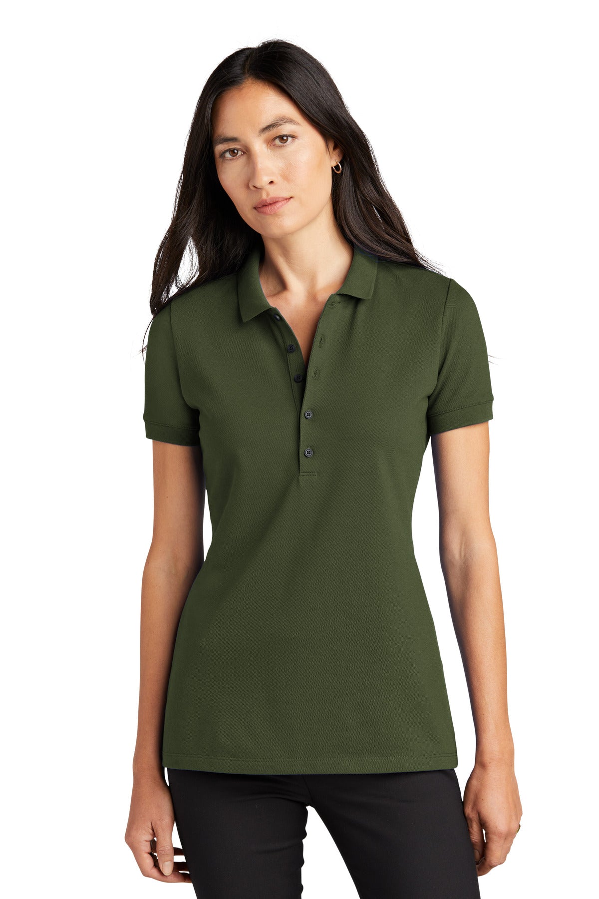 MERCER+METTLE Women's Stretch Heavyweight Pique Polo MM1001 Womens Apparel Shirts & Tops