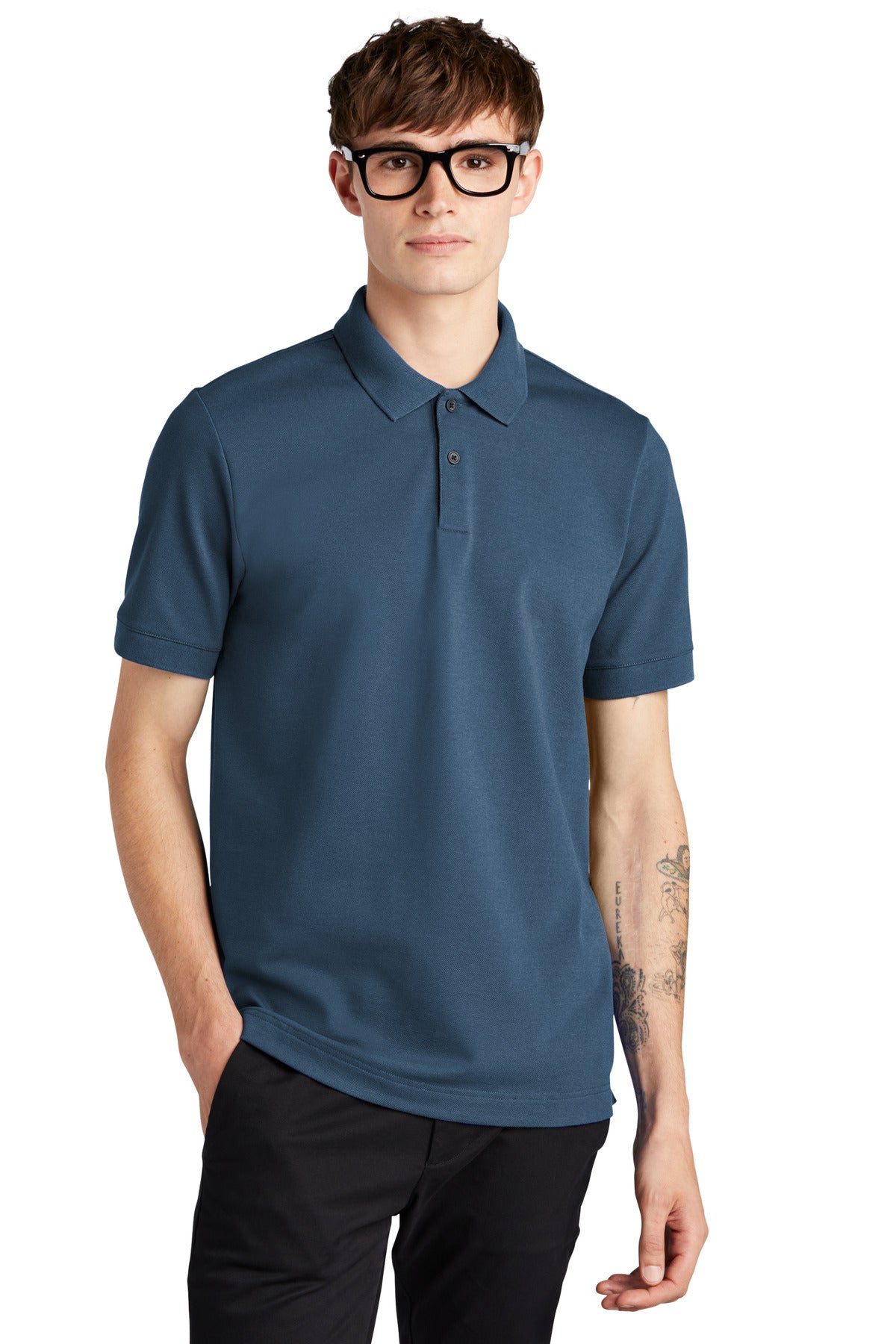 MERCER+METTLE Men's Stretch Heavyweight Pique Polo MM1000 Mens Apparel Shirts & Tops
