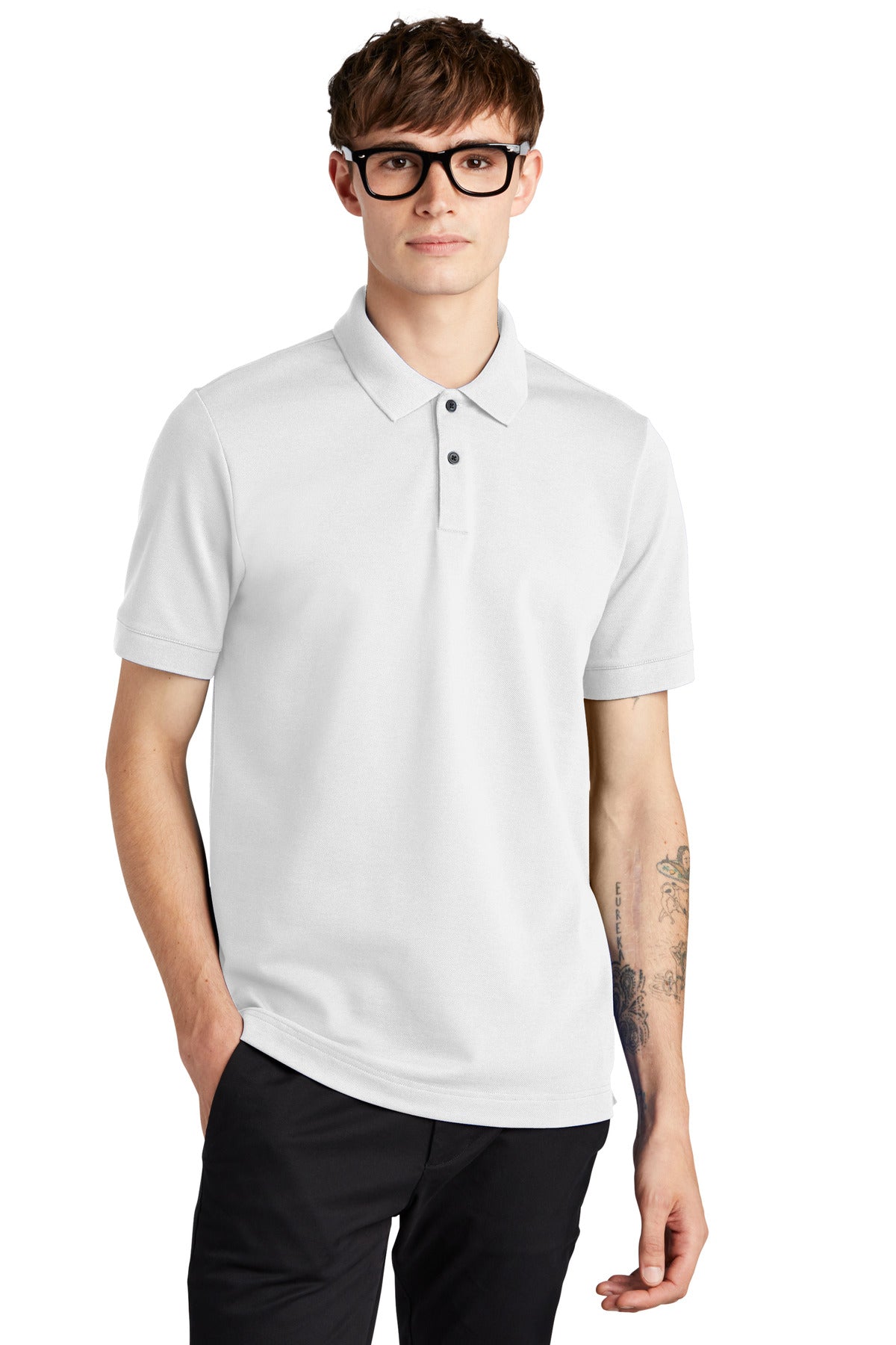 MERCER+METTLE Men's Stretch Heavyweight Pique Polo MM1000 Mens Apparel Shirts & Tops