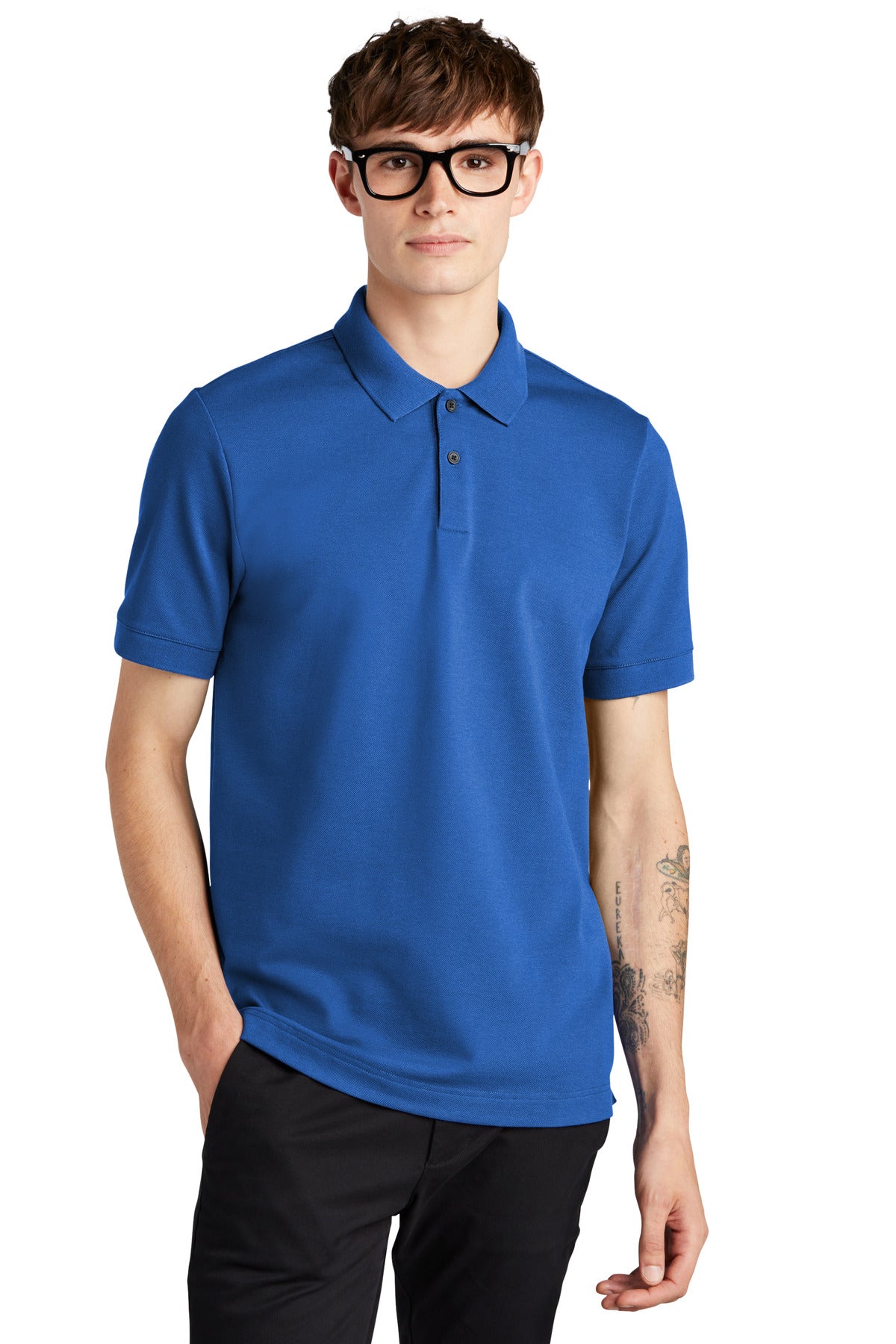 MERCER+METTLE Men's Stretch Heavyweight Pique Polo MM1000 Mens Apparel Shirts & Tops