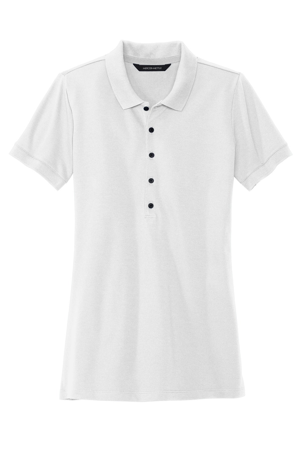 MERCER+METTLE Women's Stretch Heavyweight Pique Polo MM1001 Womens Apparel Shirts & Tops