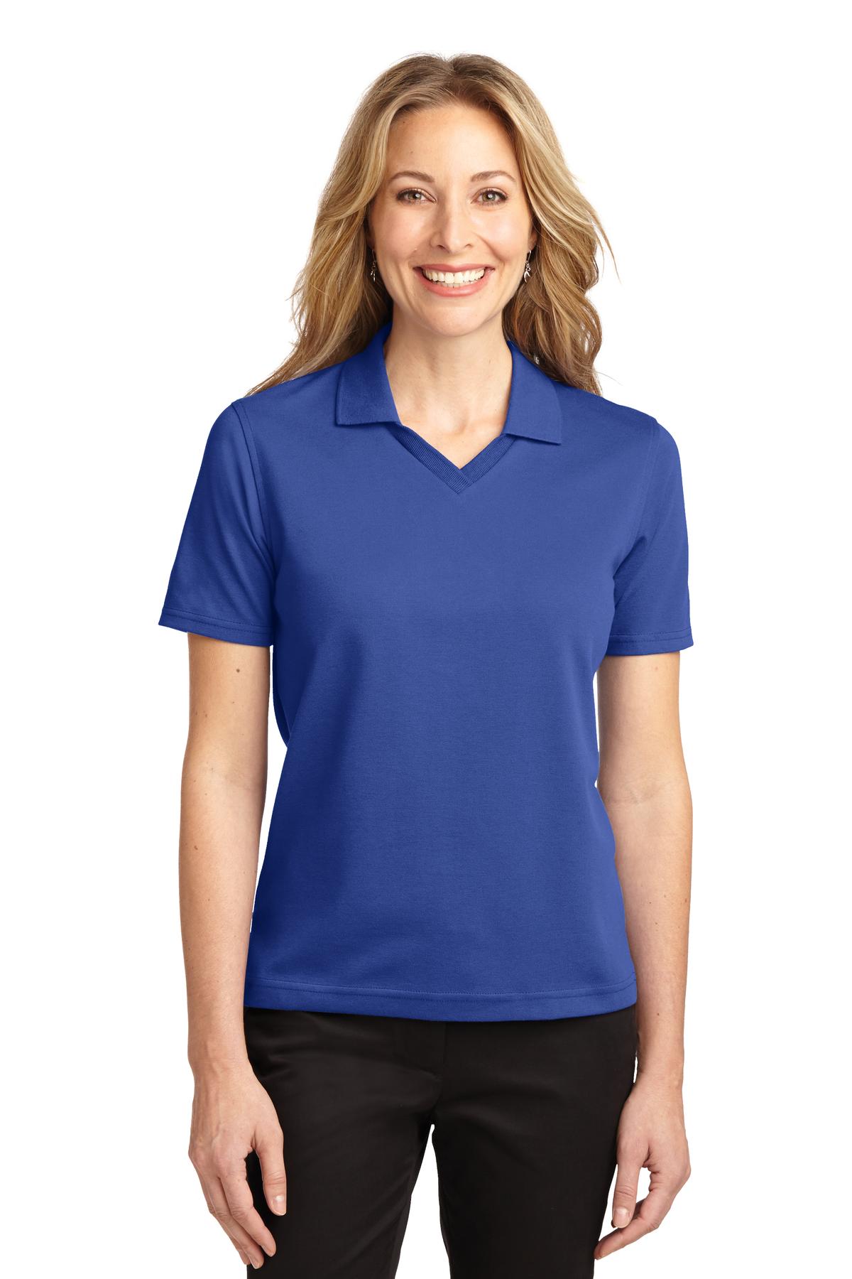 Port Authority Ladies Rapid Dry Polo. L455 Womens Apparel Shirts & Tops