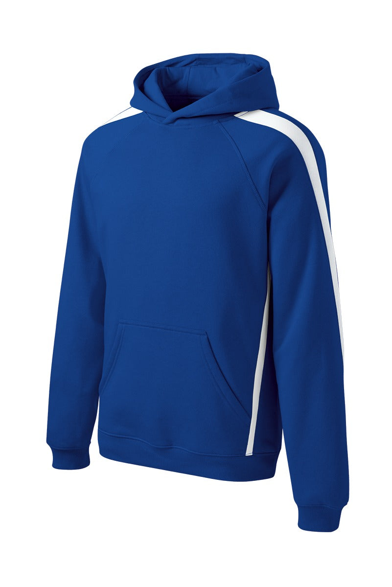 Sport-Tek Men's Sleeve Stripe Pullover Hooded Sweatshirt Mens Apparel Sweatshirts & Fleece
