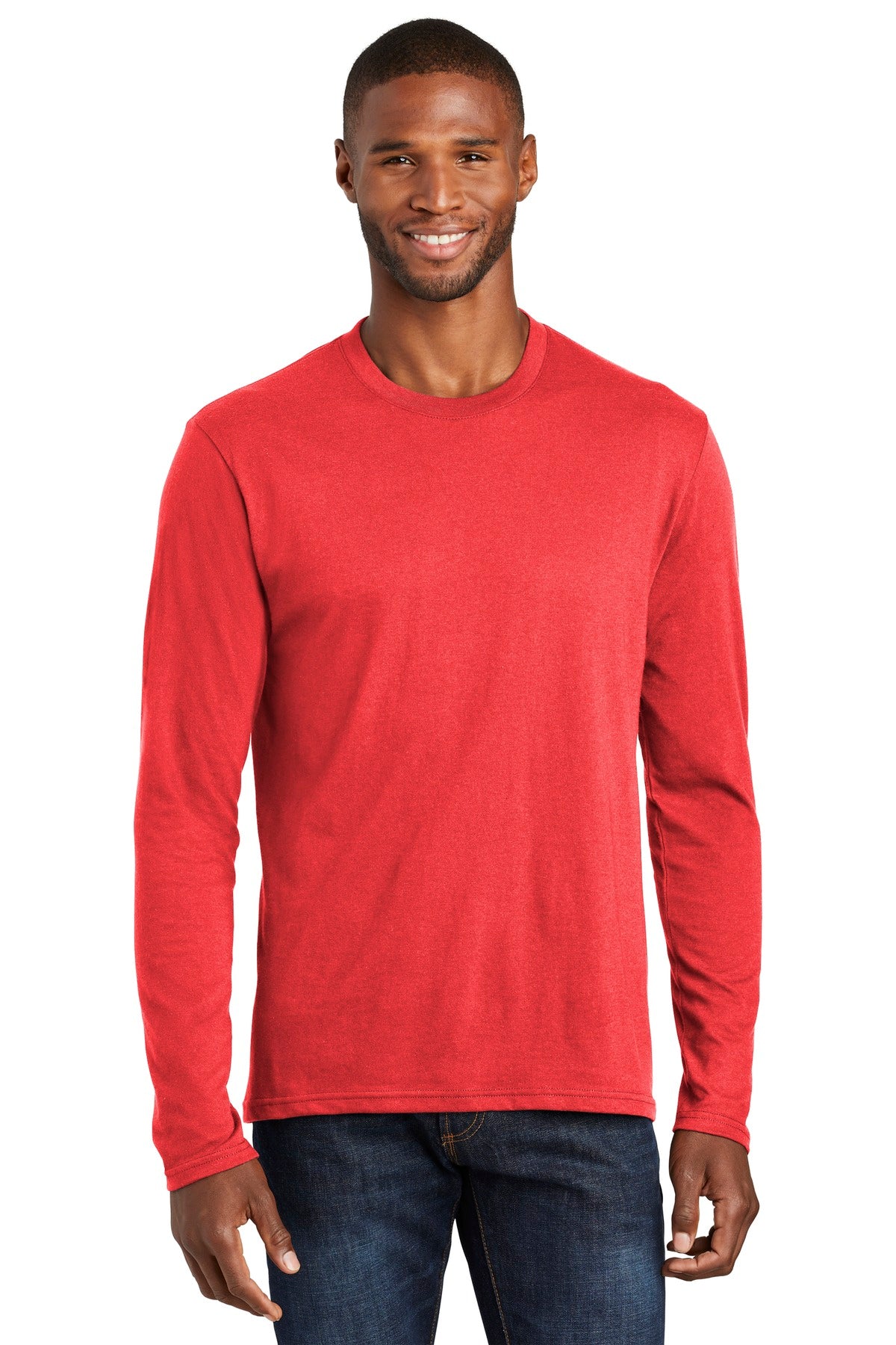 Port & Company Men's Long Sleeve Fan Favorite Blend Tee Mens Apparel Shirts & Tops