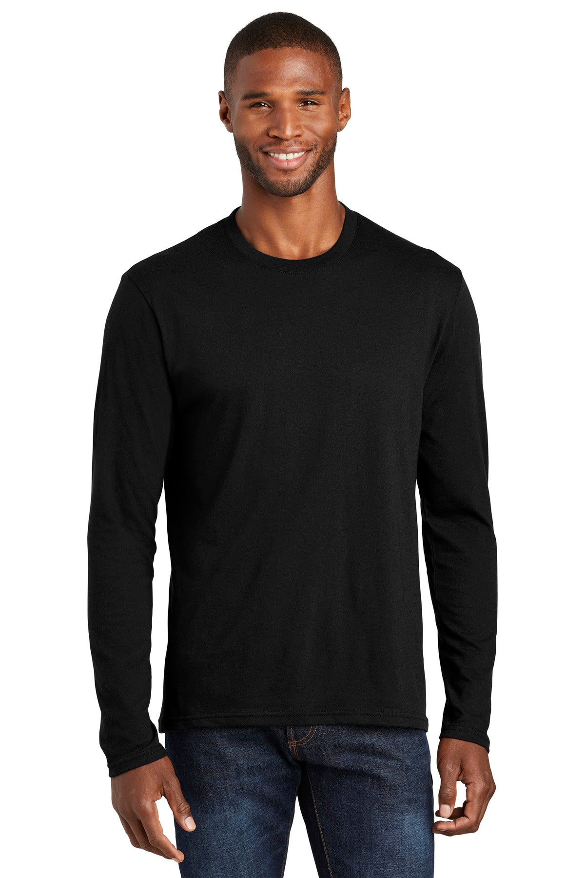 Port & Company Men's Long Sleeve Fan Favorite Blend Tee Mens Apparel Shirts & Tops