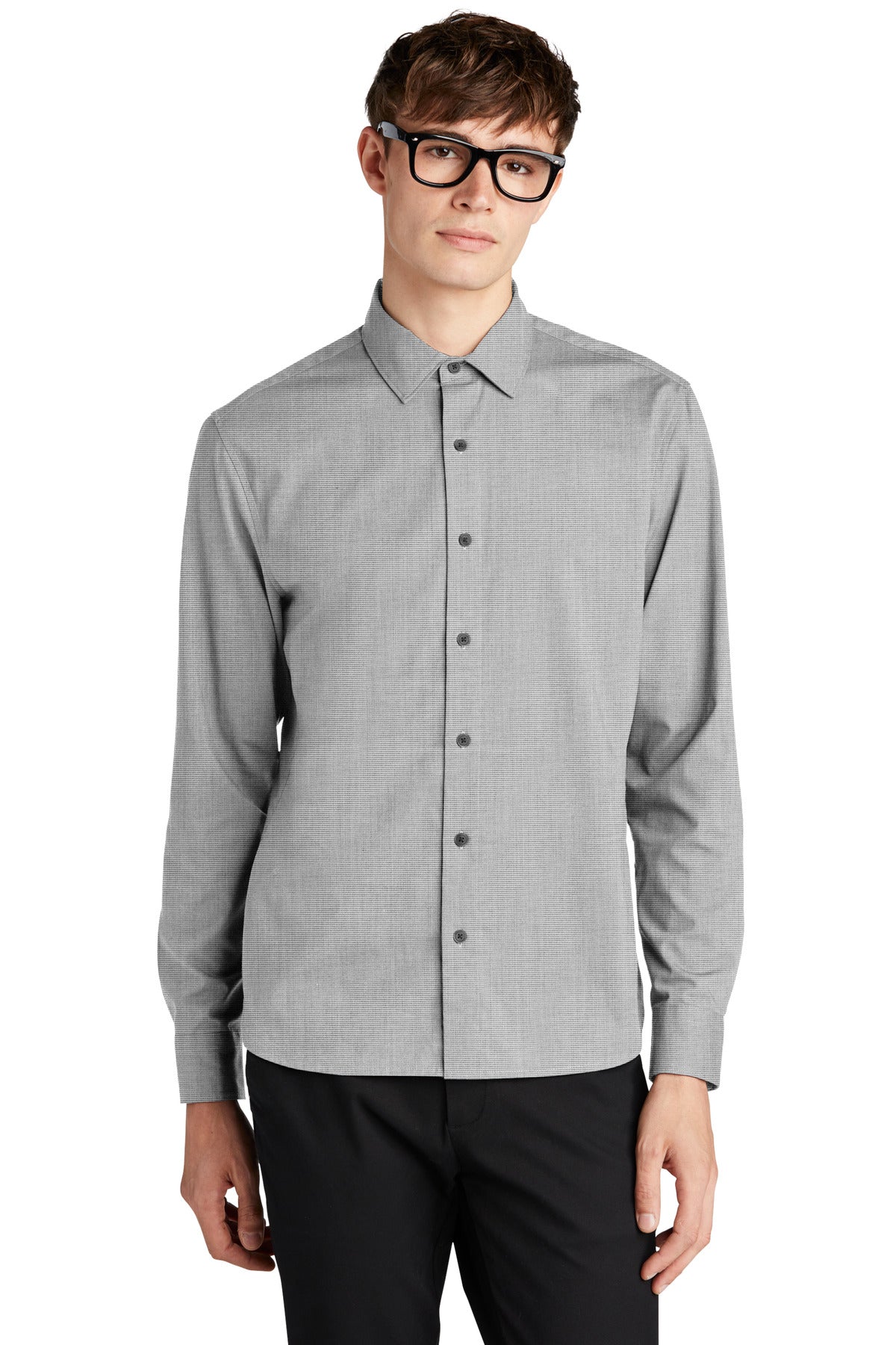 MERCER+METTLE Men's Long Sleeve Stretch Woven Shirt MM2000 Mens Apparel Shirts & Tops