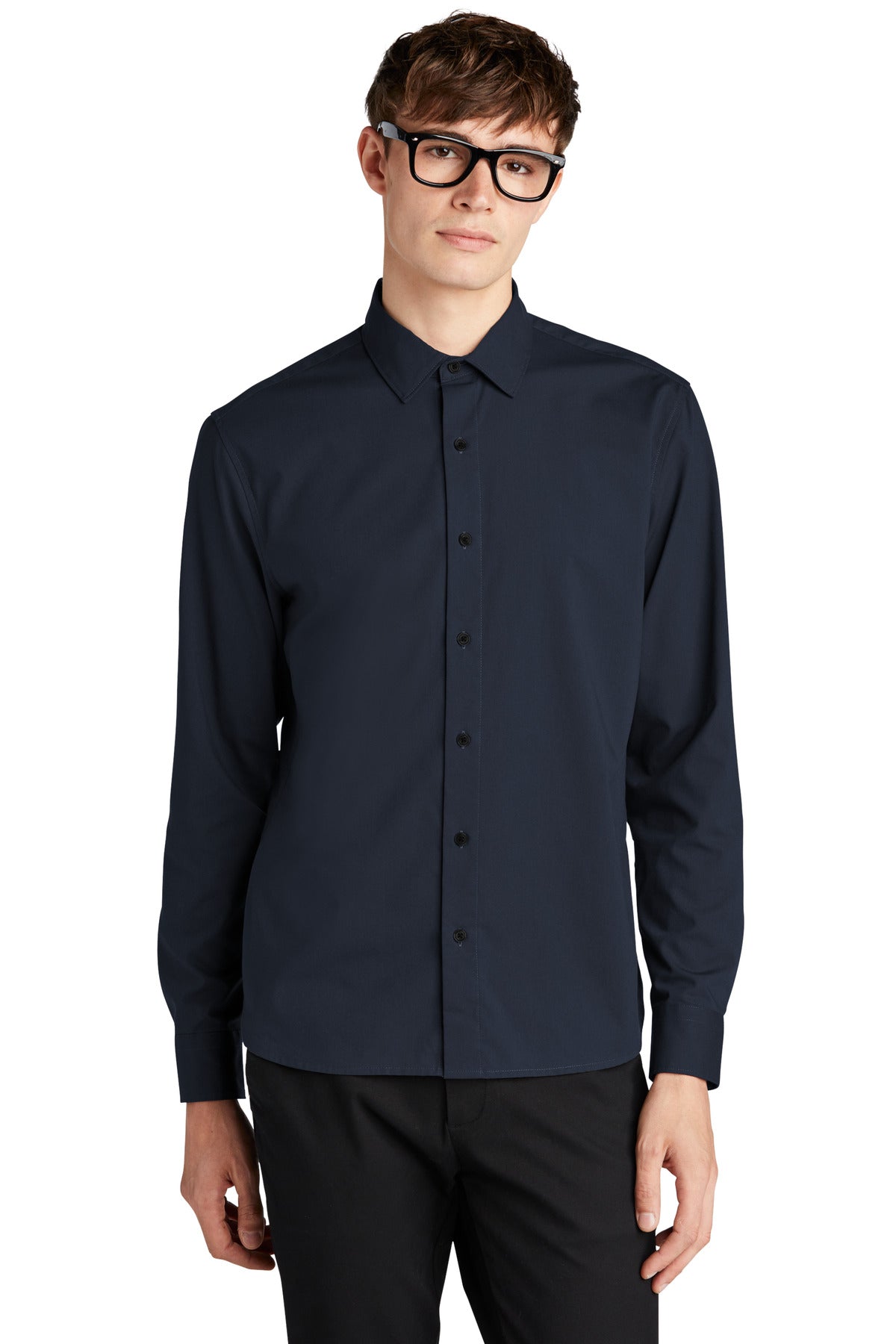 MERCER+METTLE Men's Long Sleeve Stretch Woven Shirt MM2000 Mens Apparel Shirts & Tops