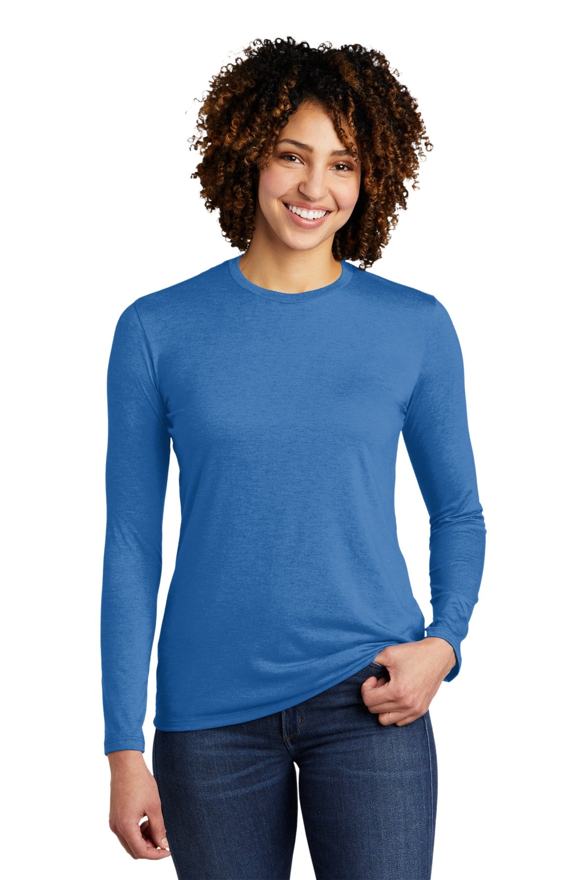 Allmade Women's Tri-Blend Long Sleeve Tee AL6008 Womens Apparel Shirts & Tops