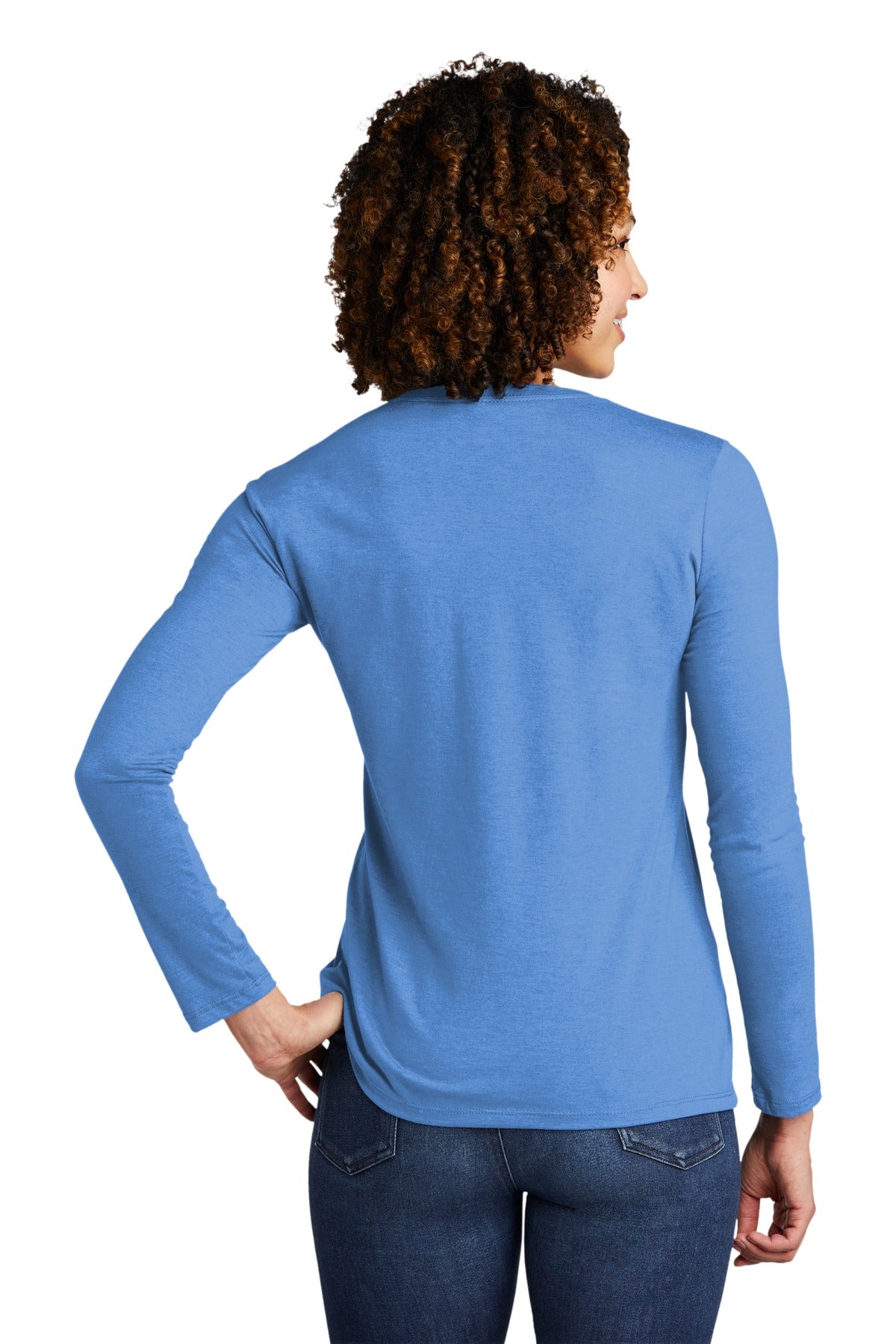 Allmade Women's Tri-Blend Long Sleeve Tee AL6008 Womens Apparel Shirts & Tops