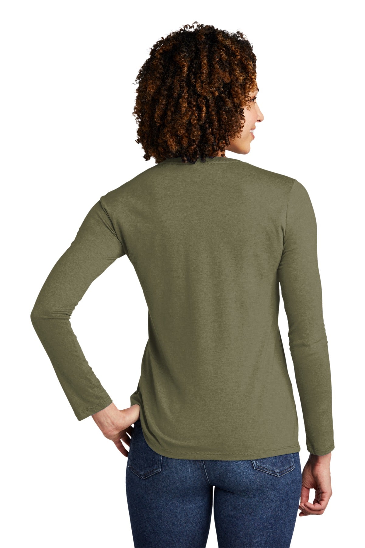 Allmade Women's Tri-Blend Long Sleeve Tee AL6008 Womens Apparel Shirts & Tops