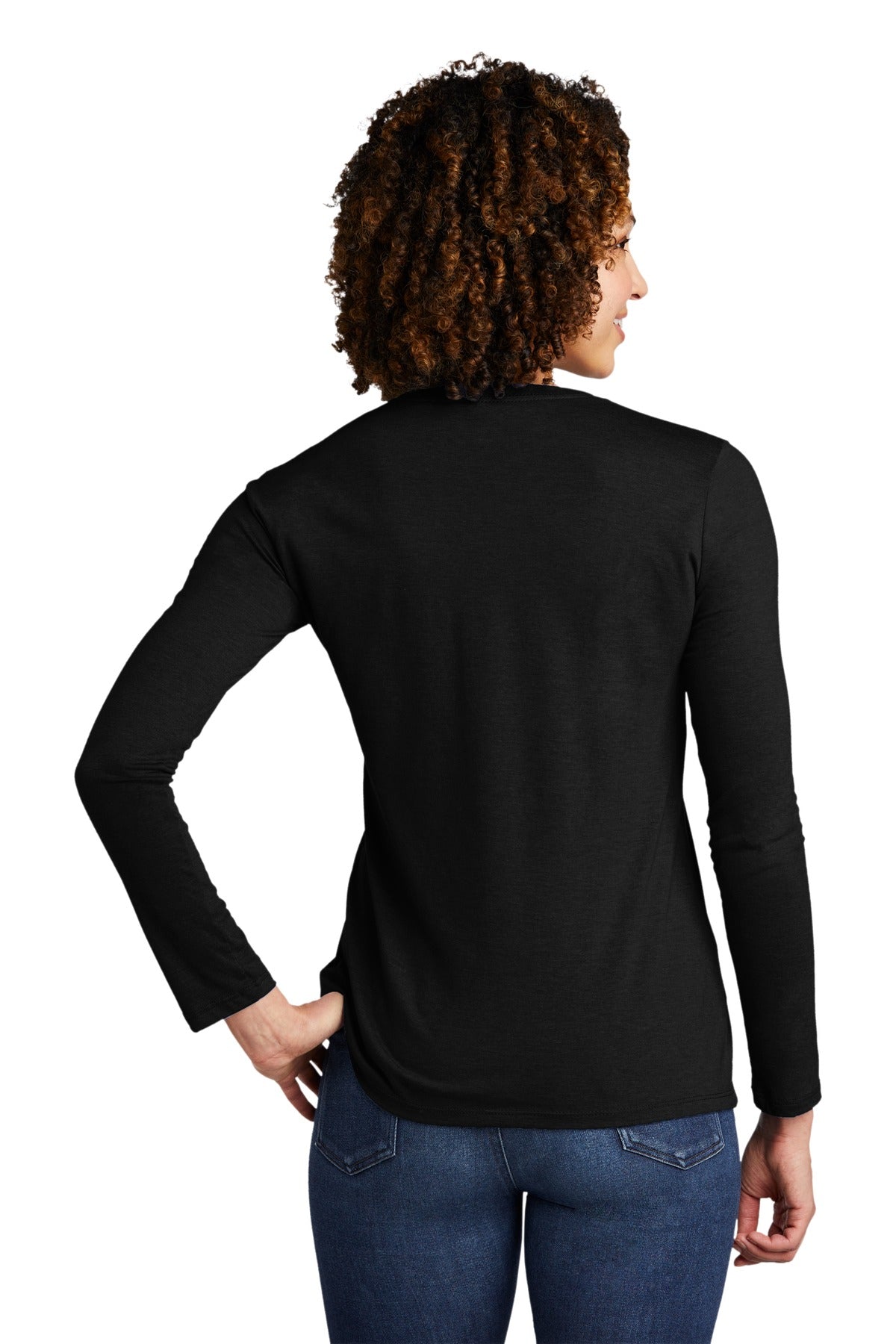 Allmade Women's Tri-Blend Long Sleeve Tee AL6008 Womens Apparel Shirts & Tops
