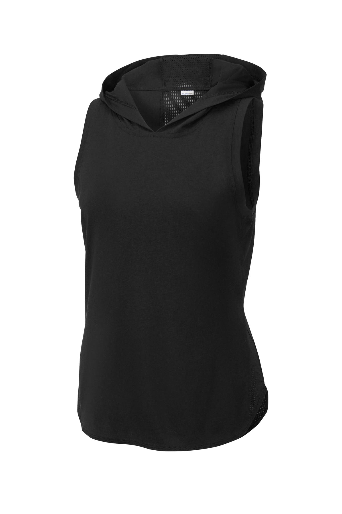 Sport-Tek Women's PosiCharge Tri-Blend Wicking Draft Hoodie Tank LST410 Womens Apparel Shirts & Tops