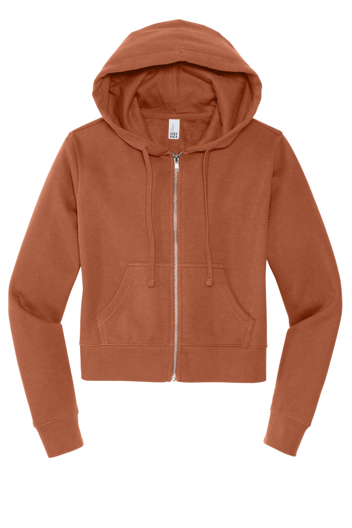 District Women's V.I.T. Fleece Full-Zip Hoodie DT6103 Womens Apparel Sweatshirts & Fleece