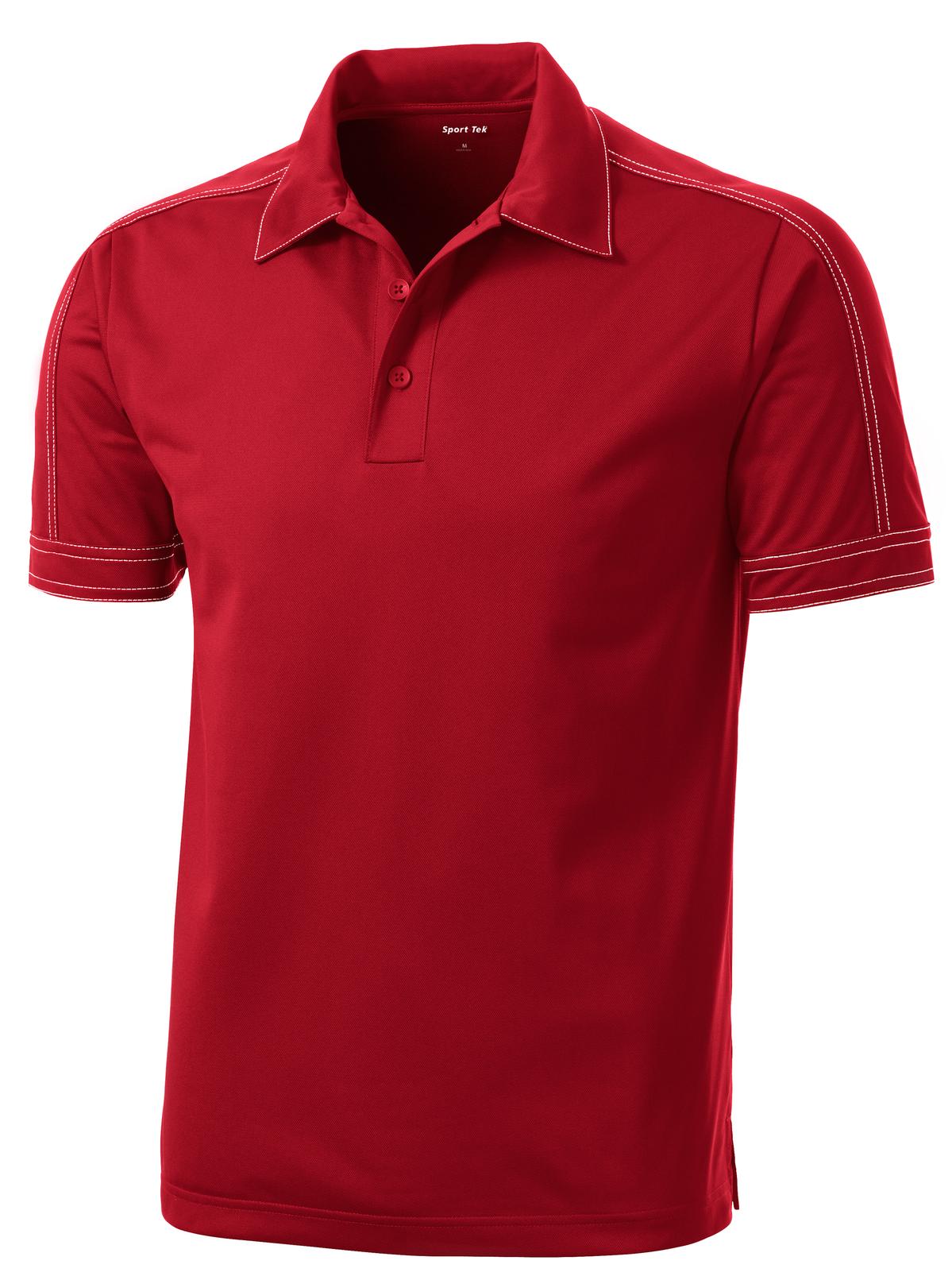 Sport-Tek Men's Contrast Stitch Micropique Sport-Wick Polo ST659 Womens Apparel Shirts & Tops
