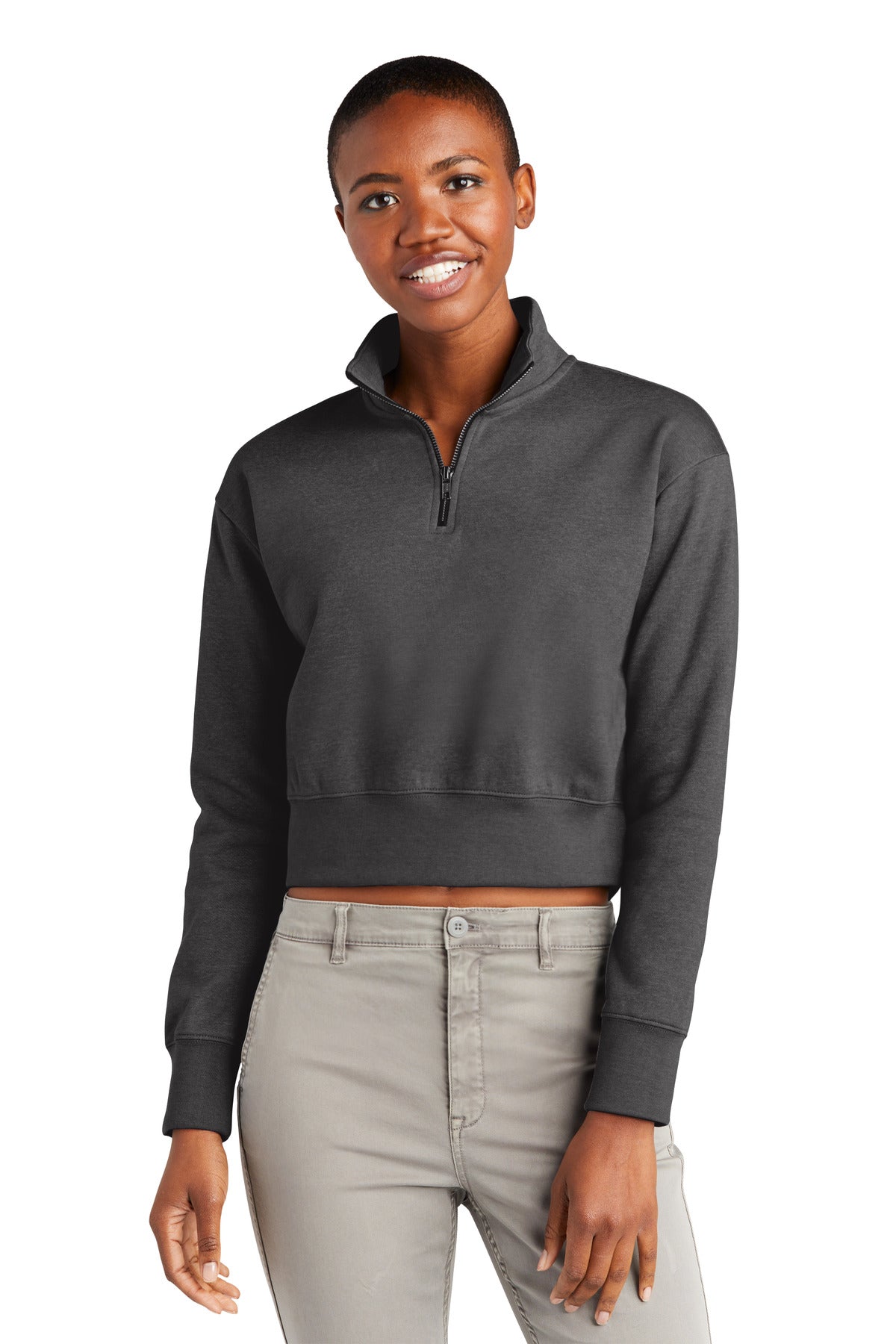 District Women's V.I.T. Fleece 1/2-Zip DT6111 Womens Apparel Sweatshirts & Fleece