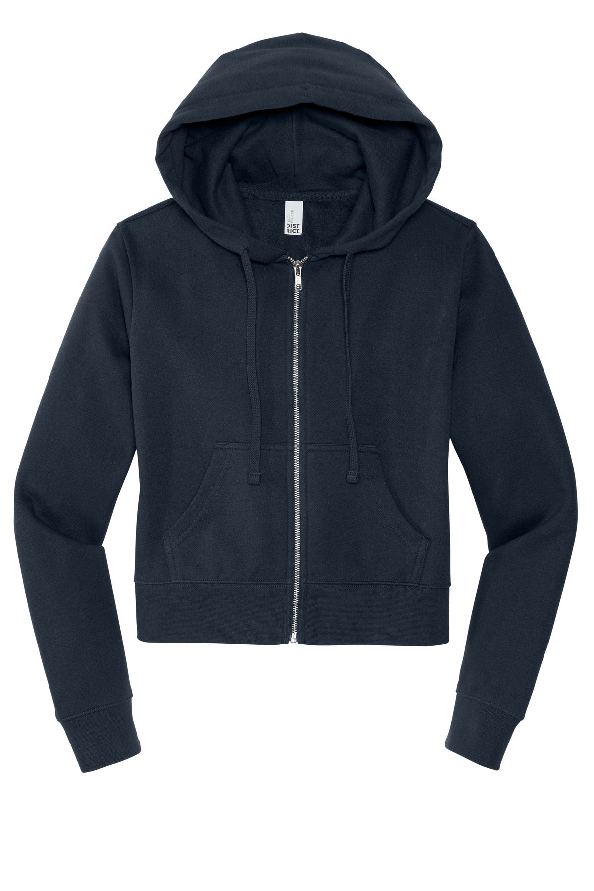 District Women's V.I.T. Fleece Full-Zip Hoodie DT6103 Womens Apparel Sweatshirts & Fleece