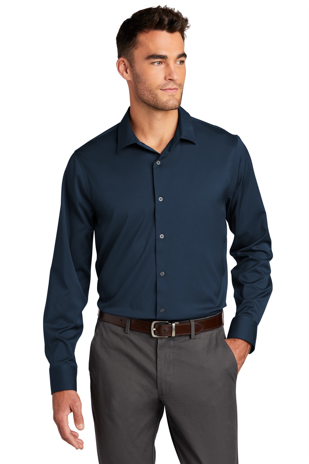 Port Authority Men's City Stretch Shirt W680 Mens Apparel Shirts & Tops
