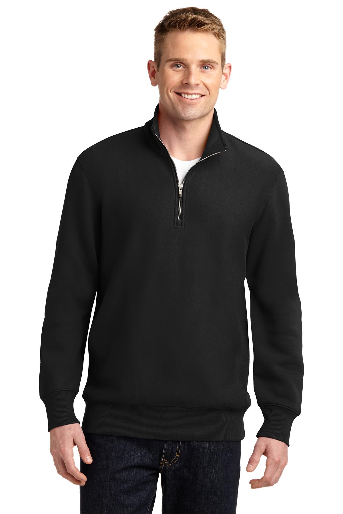 Sport-Tek Men's Super Heavyweight 1/4-Zip Pullover Sweatshirt Mens Apparel Sweatshirts & Fleece