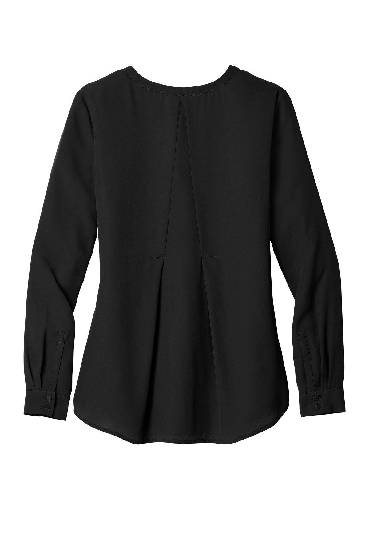 Port Authority Women's Long Sleeve Button-Front Blouse. LW700 Womens Apparel Shirts & Tops