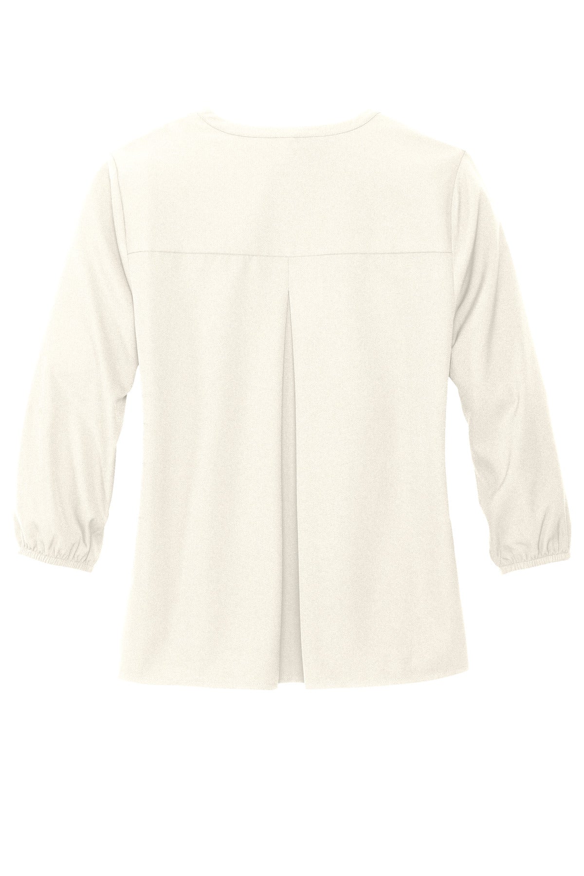 MERCER+METTLE Women's Stretch Crepe 3/4-Sleeve Blouse MM2011 Womens Apparel Shirts & Tops