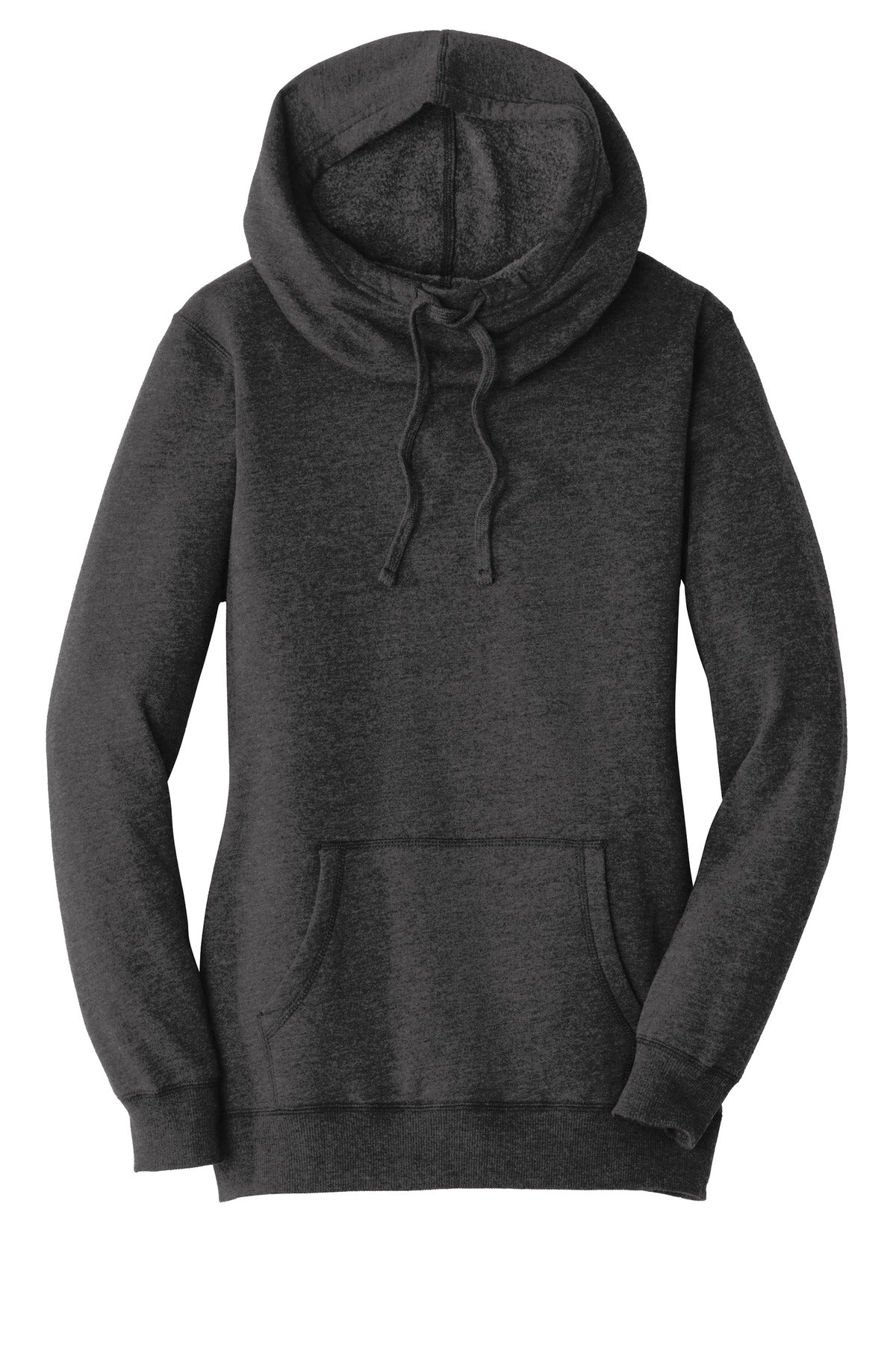 District Women's Lightweight Fleece Hoodie. DM493 Womens Apparel Sweatshirts & Fleece