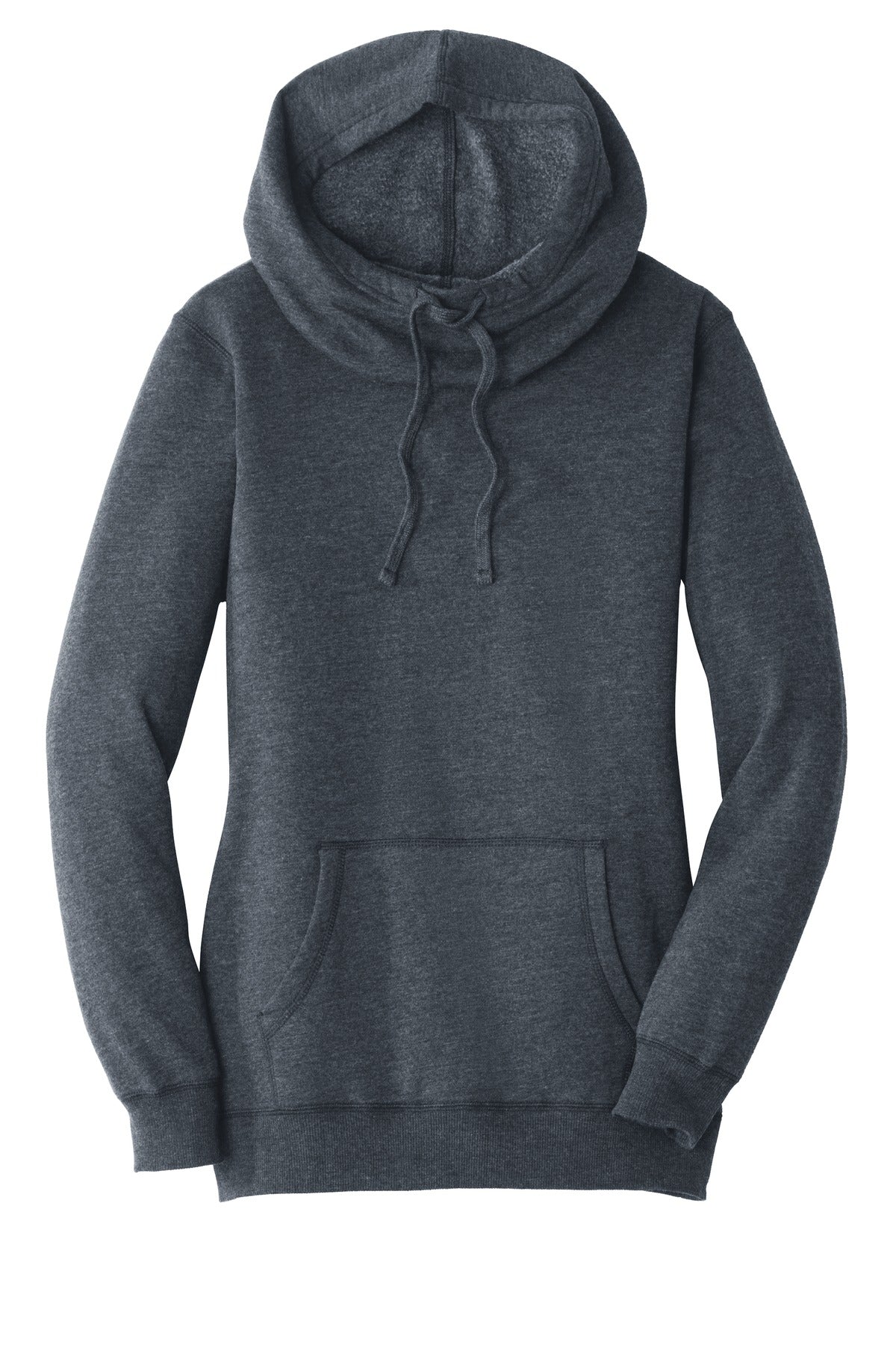 District Women's Lightweight Fleece Hoodie. DM493 Womens Apparel Sweatshirts & Fleece