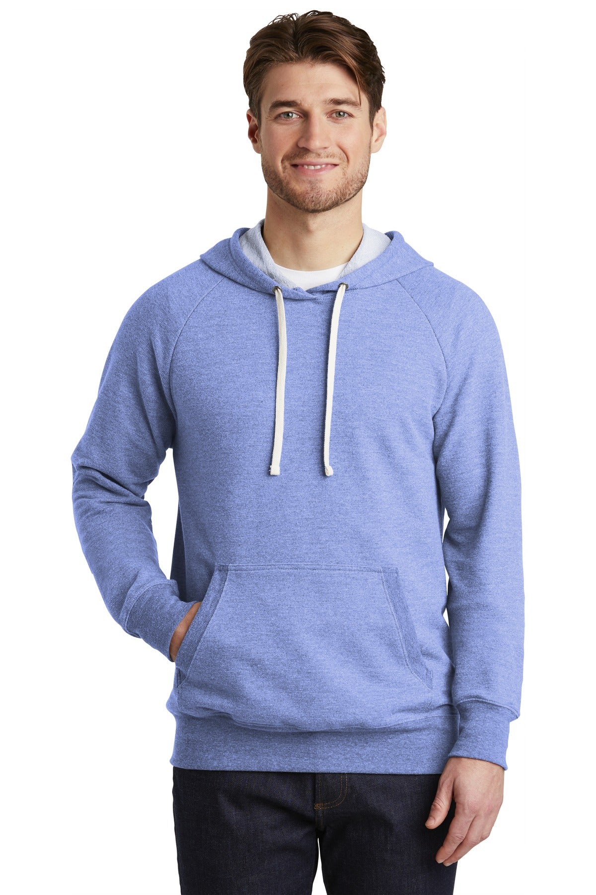 District Perfect Tri French Terry Hoodie. DT355 Mens Apparel Sweatshirts & Fleece