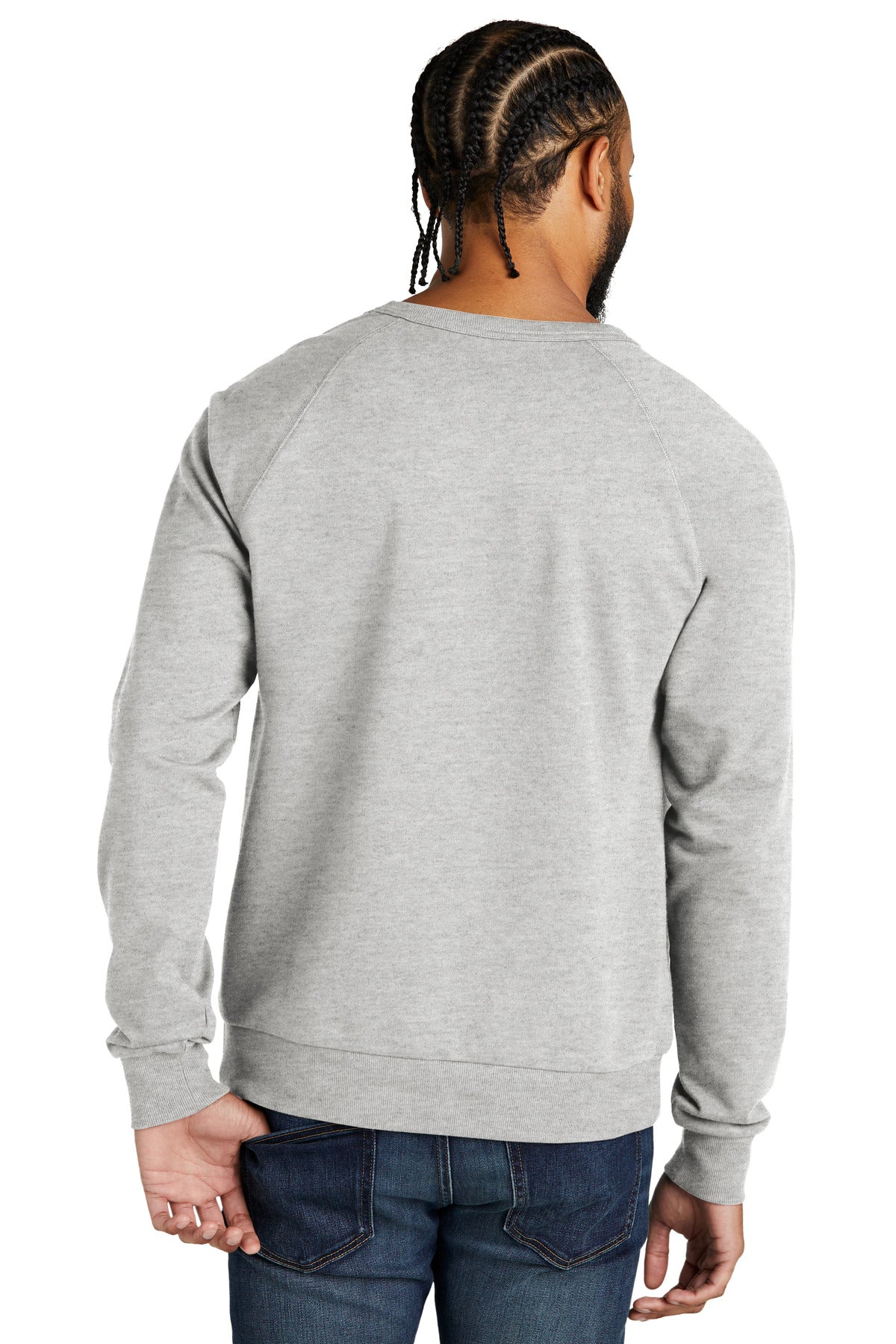 Allmade Men's Organic French Terry Crewneck Sweatshirt AL4004 Mens Apparel Sweatshirts & Fleece