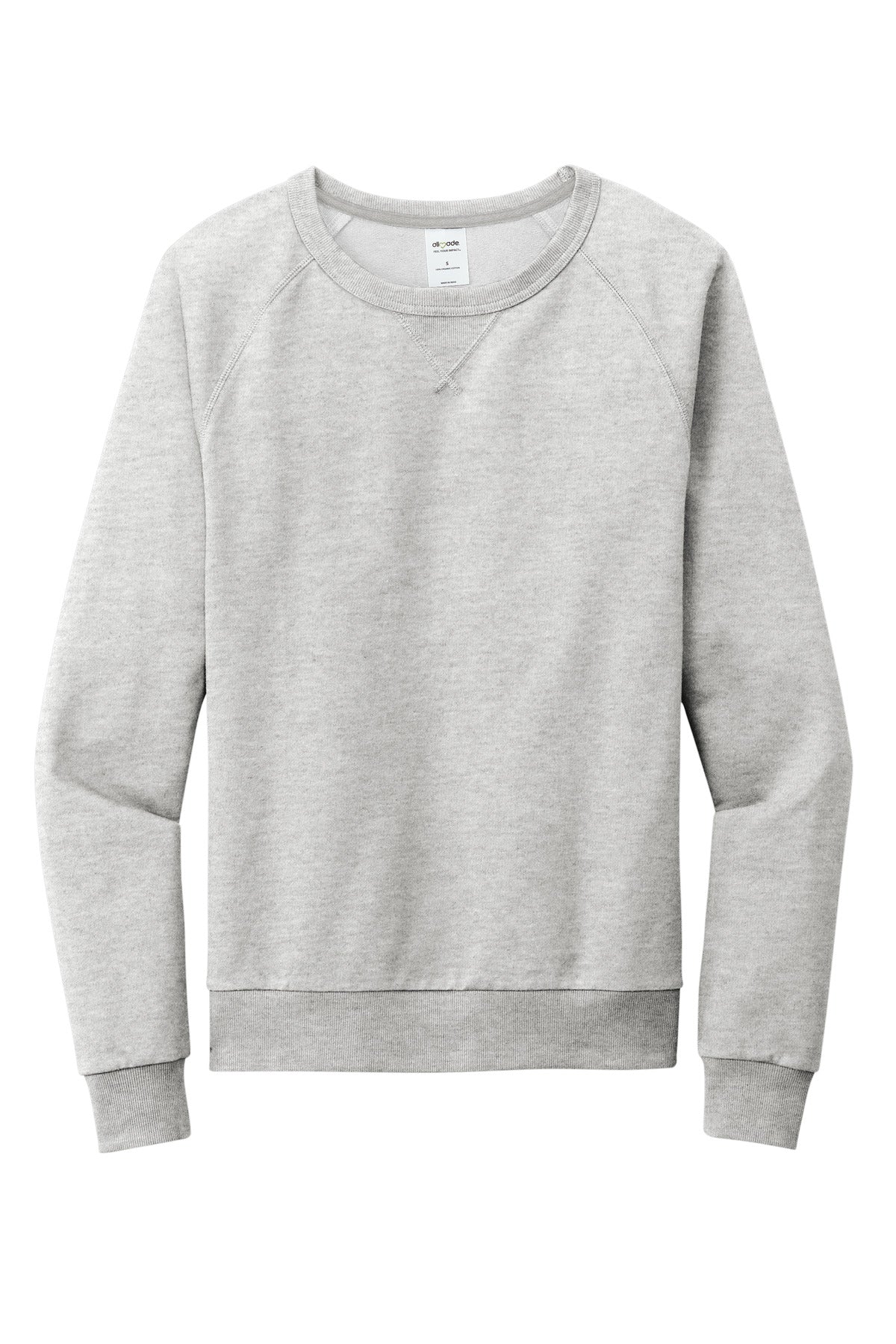 Allmade Men's Organic French Terry Crewneck Sweatshirt AL4004 Mens Apparel Sweatshirts & Fleece