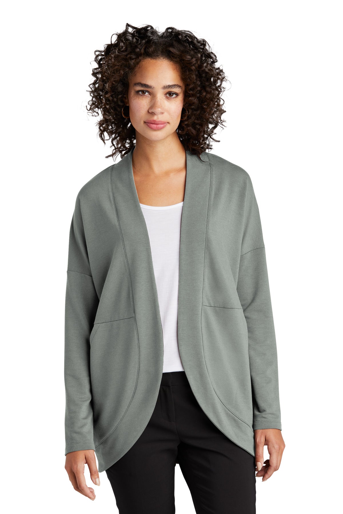 MERCER+METTLE Women's Stretch Open-Front Cardigan MM3015 Womens Apparel Sweatshirts & Fleece