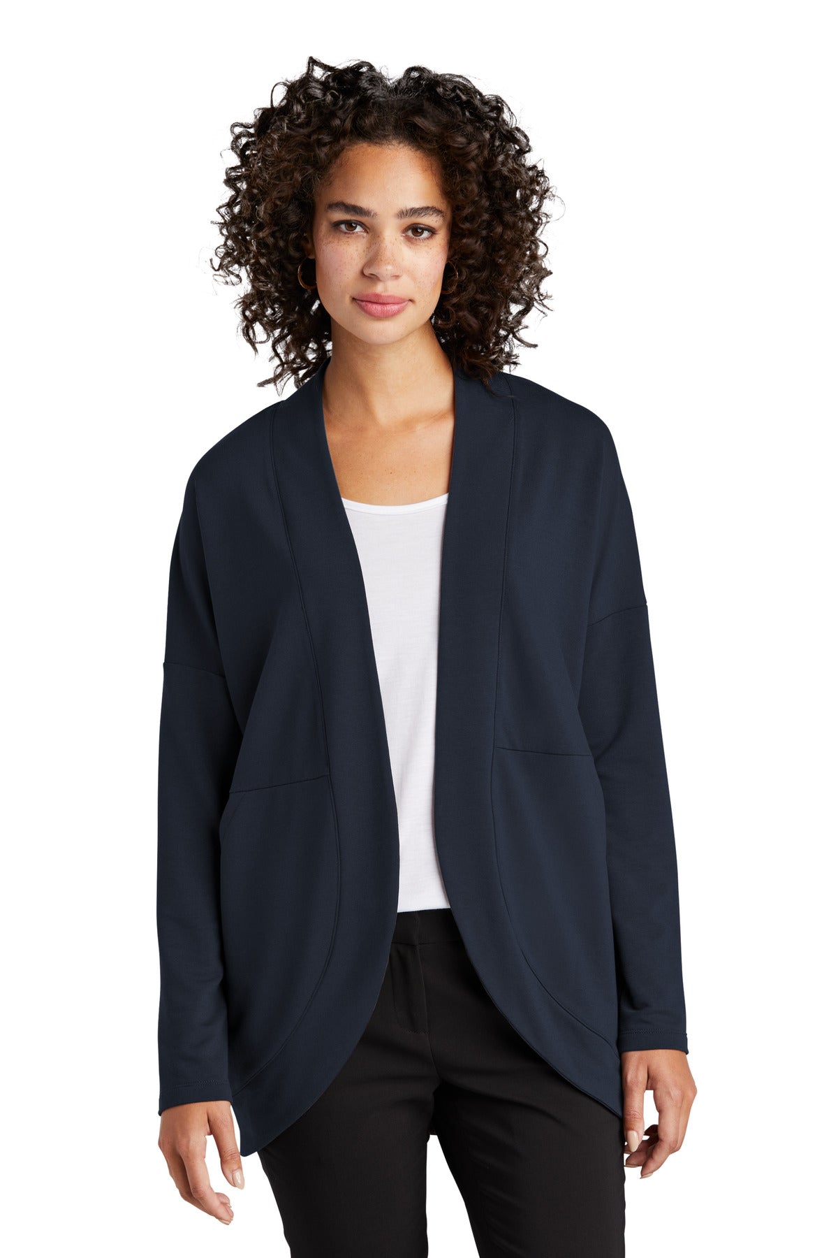 MERCER+METTLE Women's Stretch Open-Front Cardigan MM3015 Womens Apparel Sweatshirts & Fleece