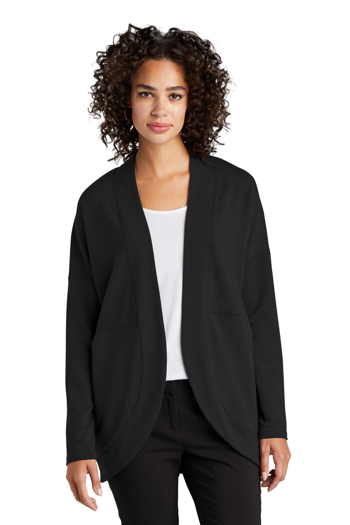 MERCER+METTLE Women's Stretch Open-Front Cardigan MM3015 Womens Apparel Sweatshirts & Fleece