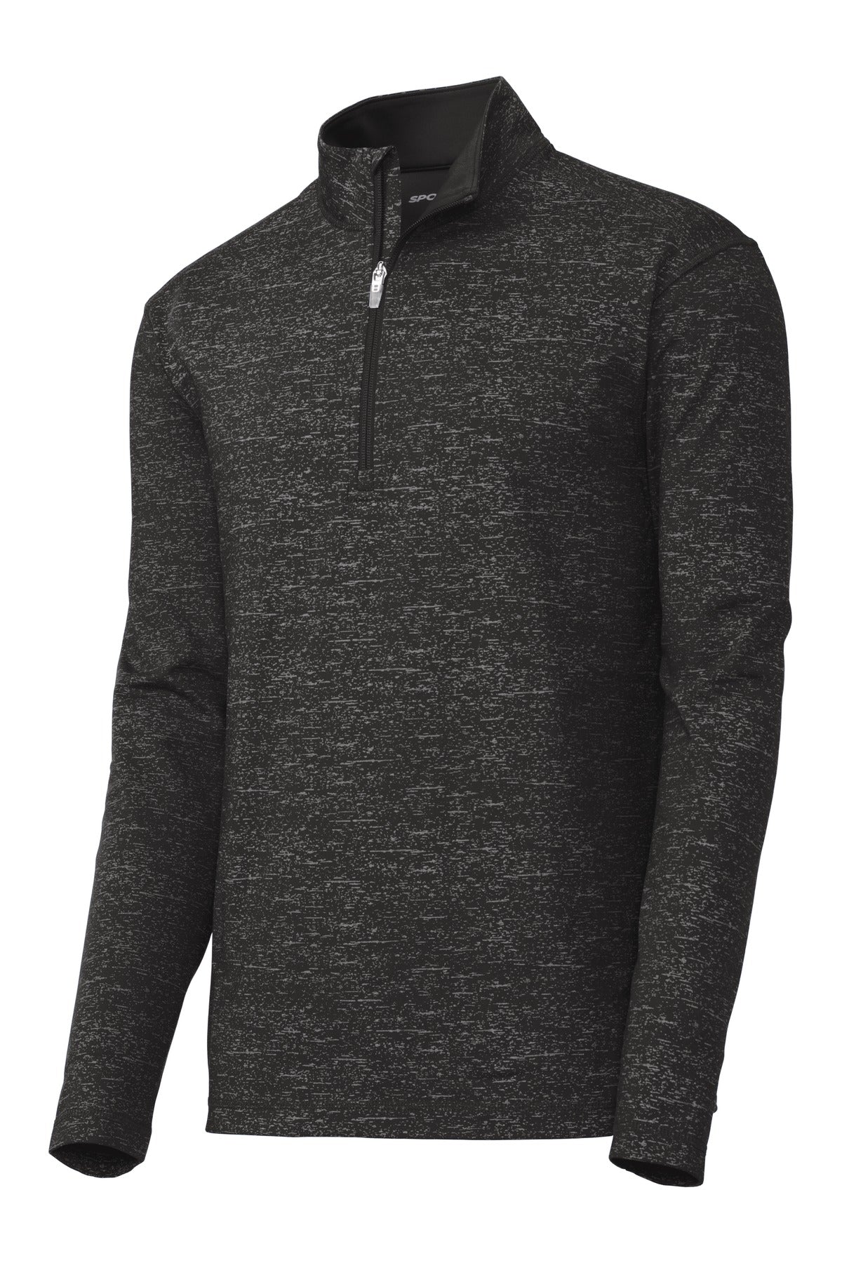 Sport-Tek Men's Sport-Wick Stretch Reflective Heather 1/2-Zip Pullover Mens Apparel Sweatshirts & Fleece