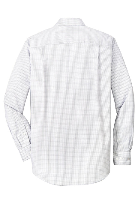 Port Authority Men's Micro Tattersall Easy Care Shirt. W643 Mens Apparel Shirts & Tops