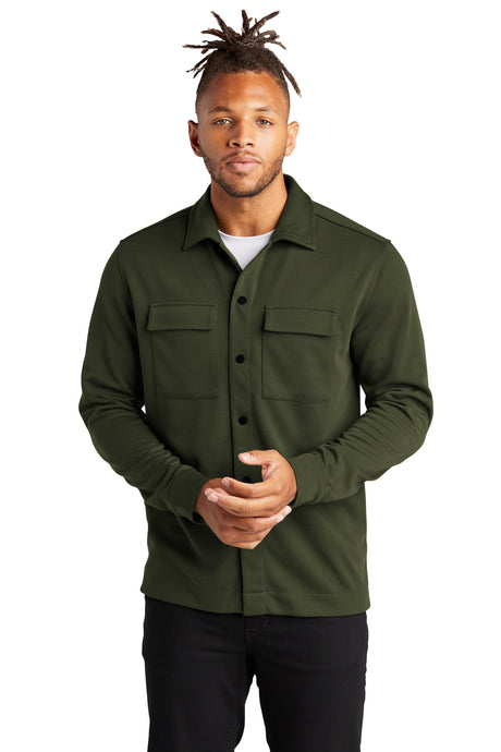 MERCER+METTLE Double-Knit Snap Front Jacket MM3004 Mens Apparel Jackets & Vests