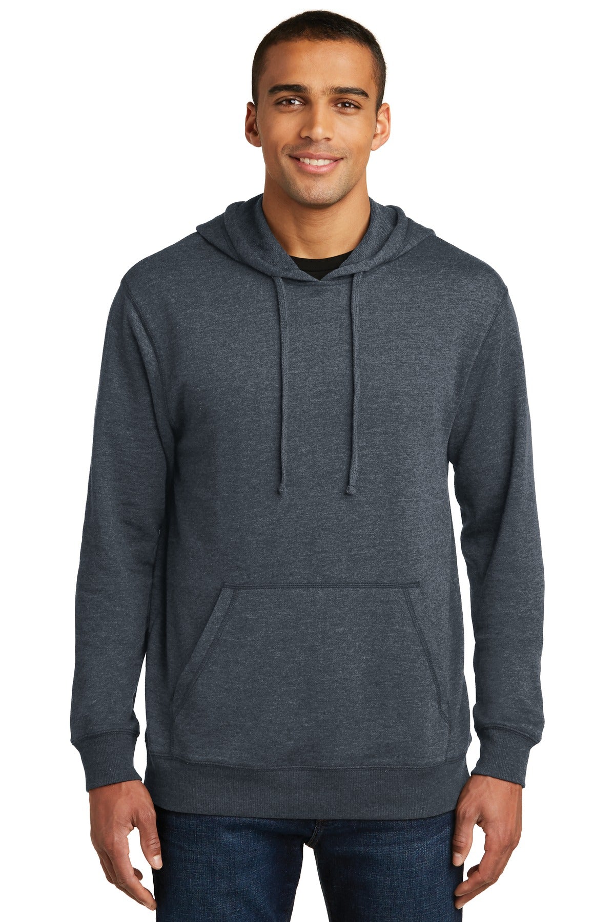 District Lightweight Fleece Hoodie. DM391 Mens Apparel Sweatshirts & Fleece