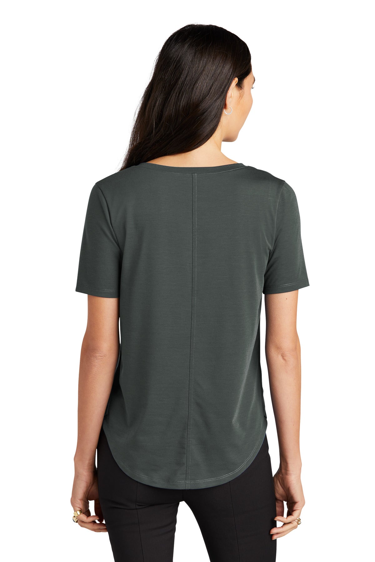 MERCER+METTLE Women's Stretch Jersey Relaxed Scoop MM1017 Womens Apparel Shirts & Tops
