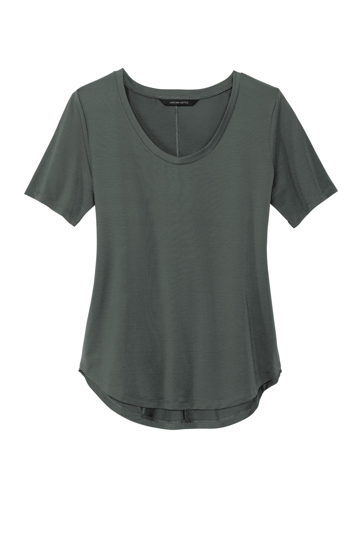 MERCER+METTLE Women's Stretch Jersey Relaxed Scoop MM1017 Womens Apparel Shirts & Tops