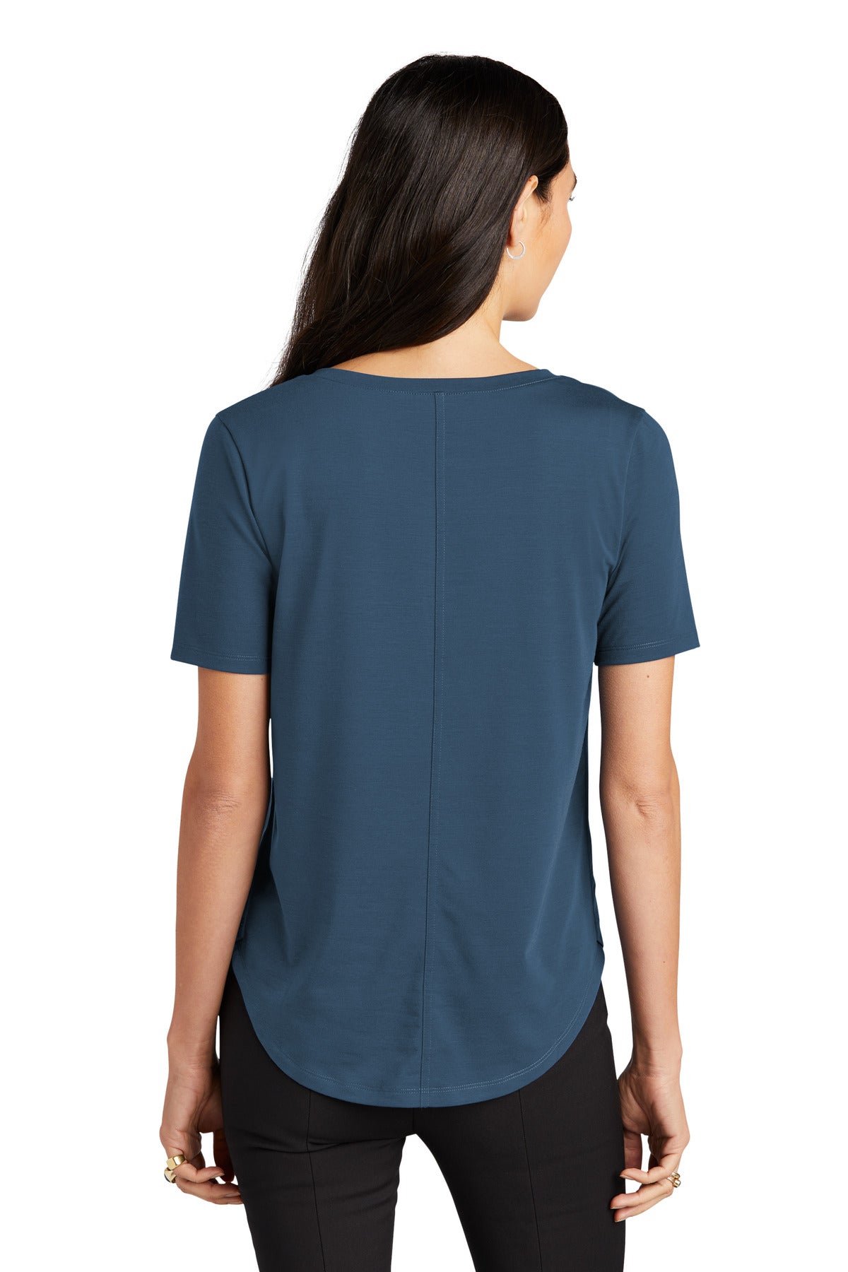 MERCER+METTLE Women's Stretch Jersey Relaxed Scoop MM1017 Womens Apparel Shirts & Tops